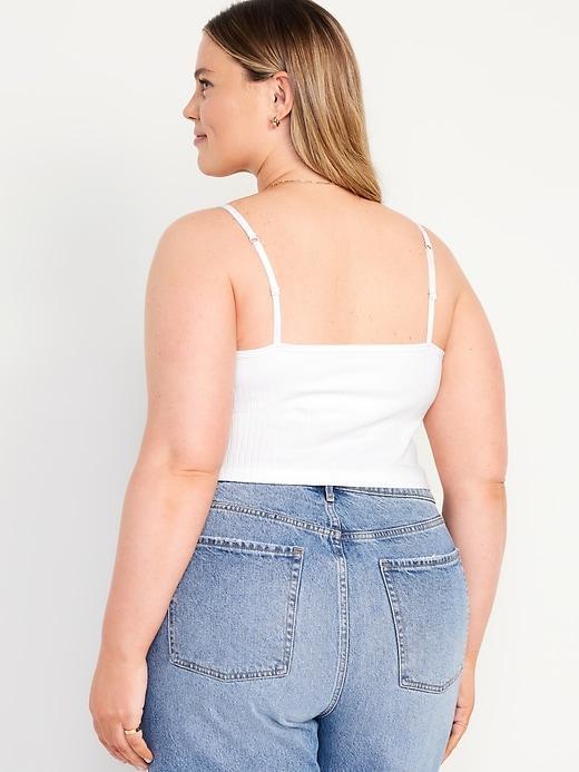 Fitted Ultra-Crop Ribbed Cami Product Image