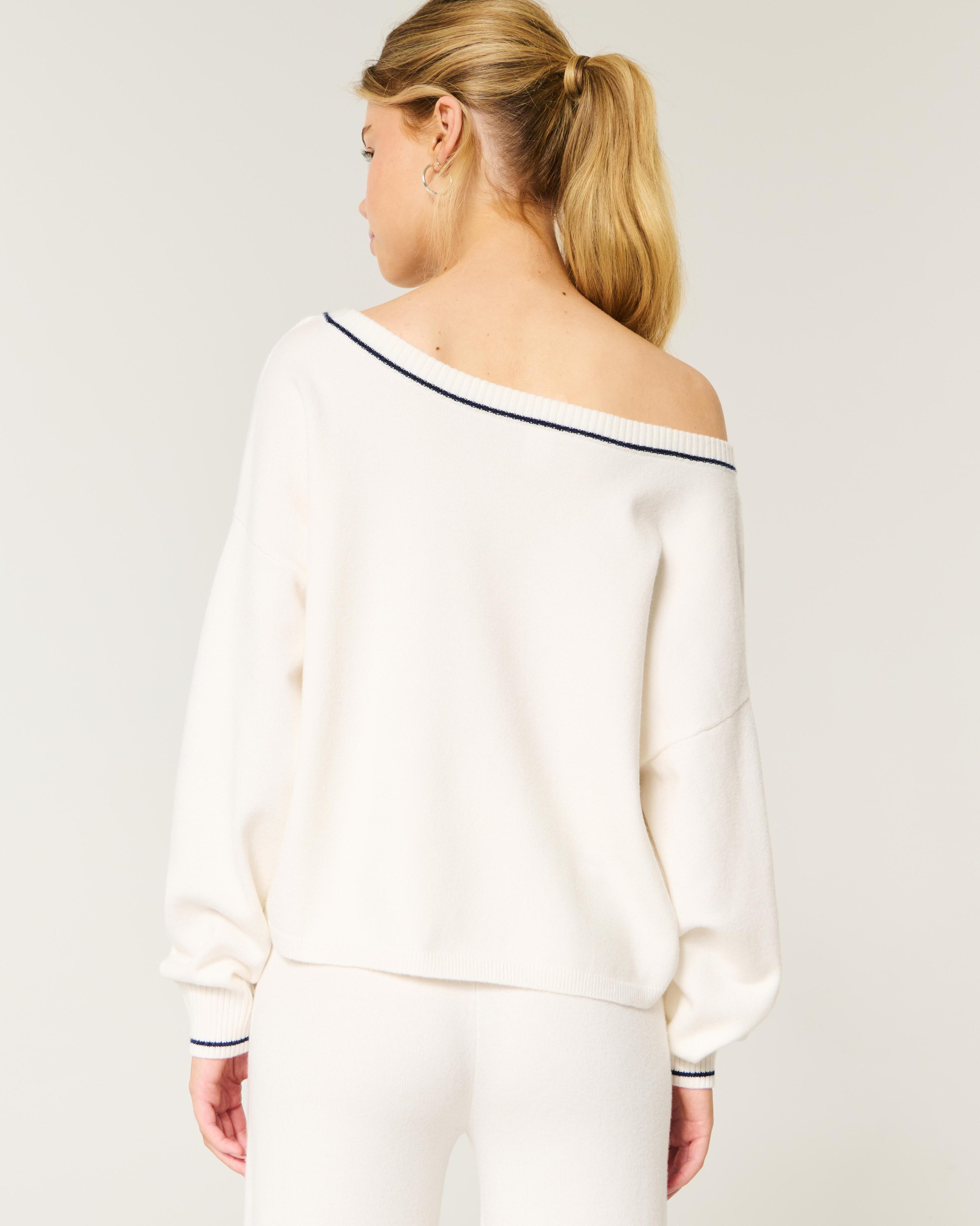 Gilly Hicks Cozy Off-the-Shoulder Sweater Product Image