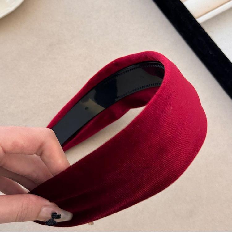 Plain Velvet Headband Product Image