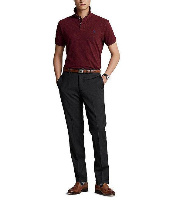 Polo Ralph Lauren Custom-Slim Fit Mesh Short-Sleeve Polo Shirt Product Image