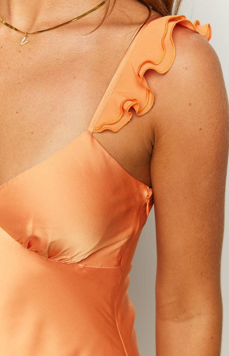 Corrina Orange Maxi Dress Product Image