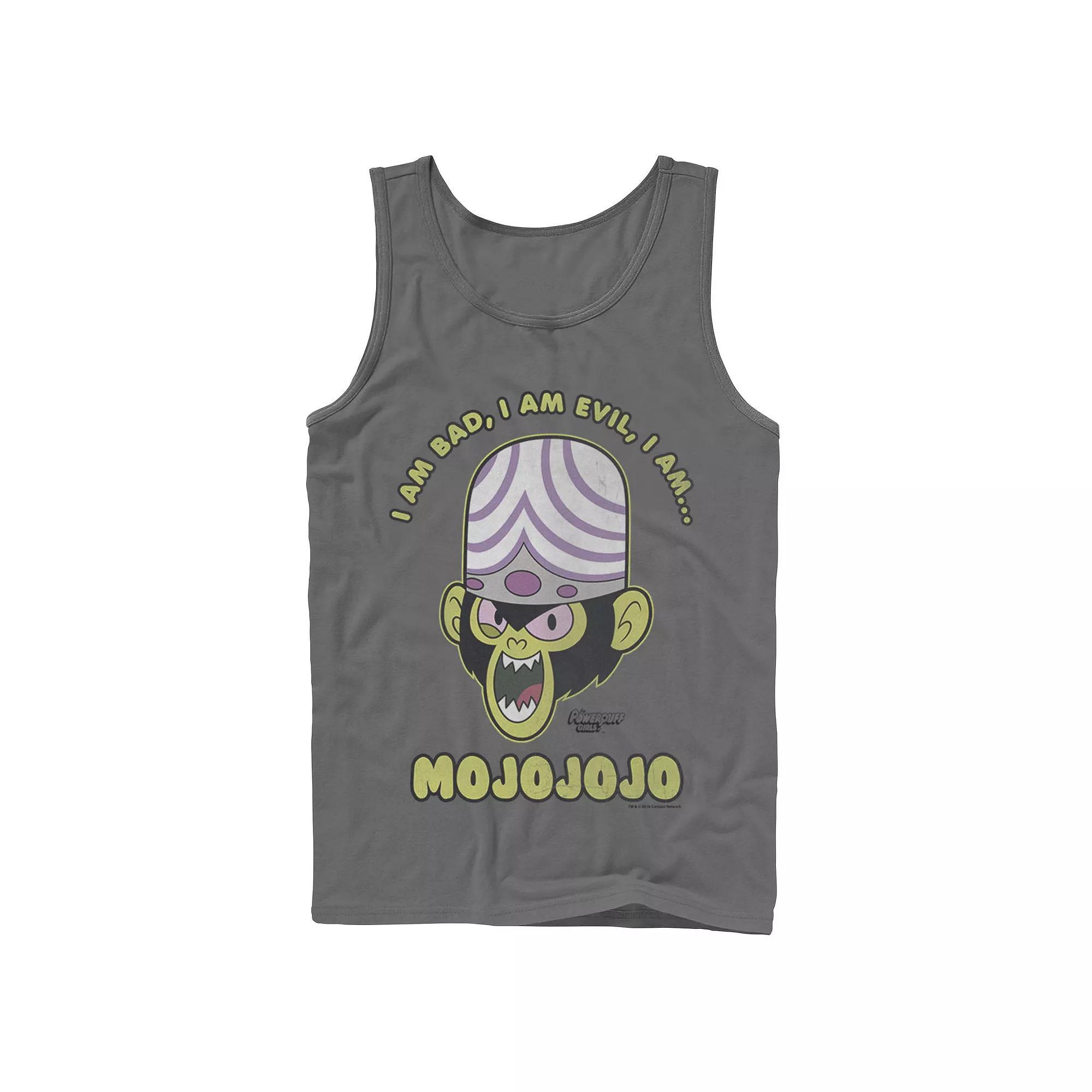 Men's Cartoon Network Mojo Intro "I Am Bad, I Am Evil, I Am... MOJOJOJO" Tank Top,  Product Image