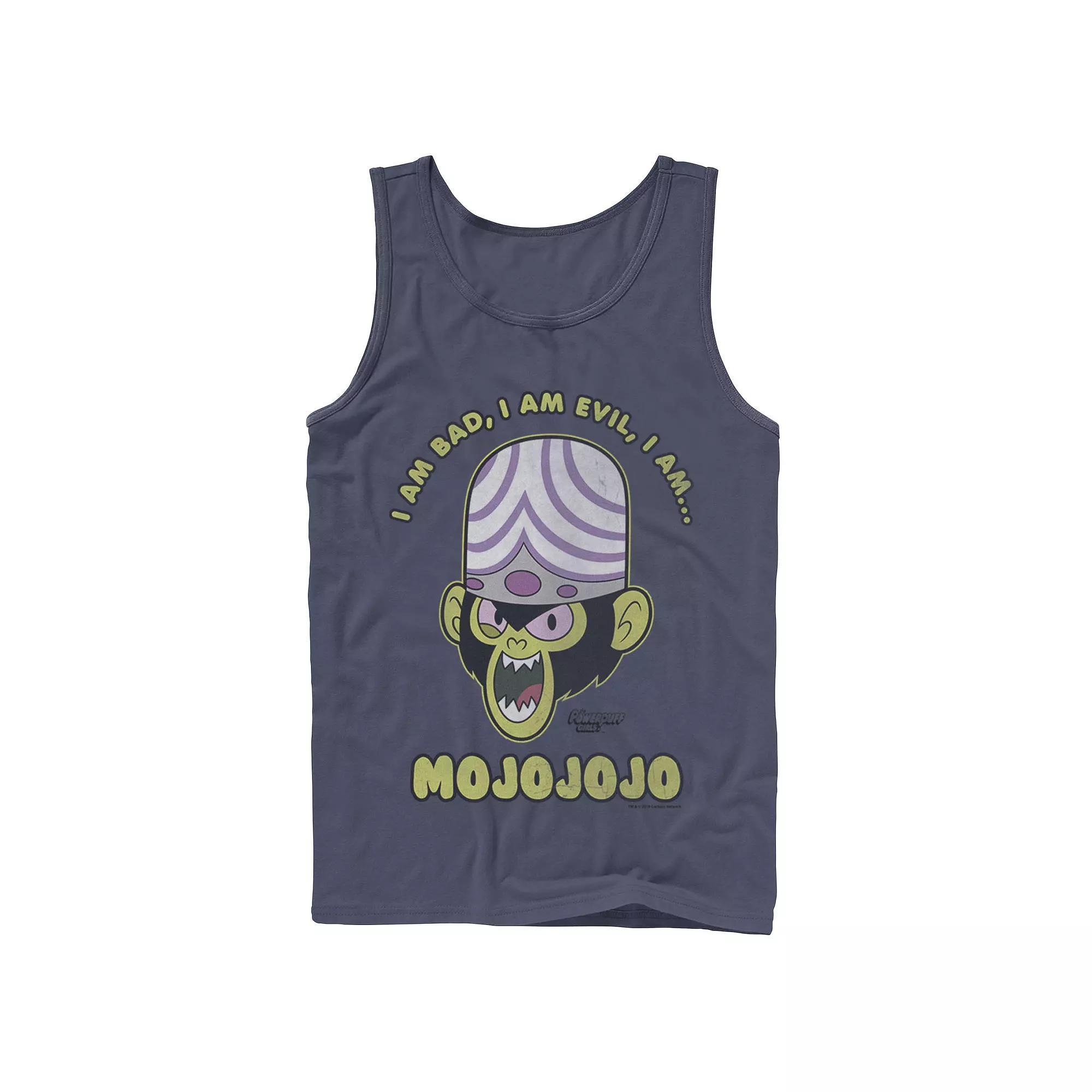 Men's Cartoon Network Mojo Intro "I Am Bad, I Am Evil, I Am... MOJOJOJO" Tank Top,  Product Image