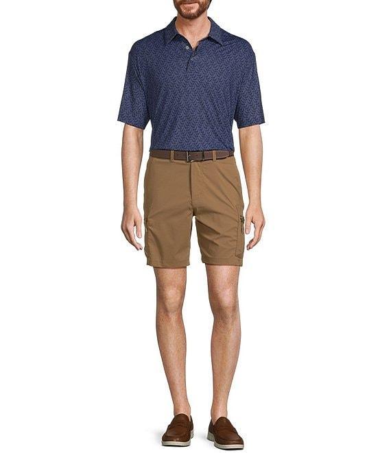Roundtree & Yorke Performance Classic Fit Flat Front 9#double; Cargo Shorts Product Image