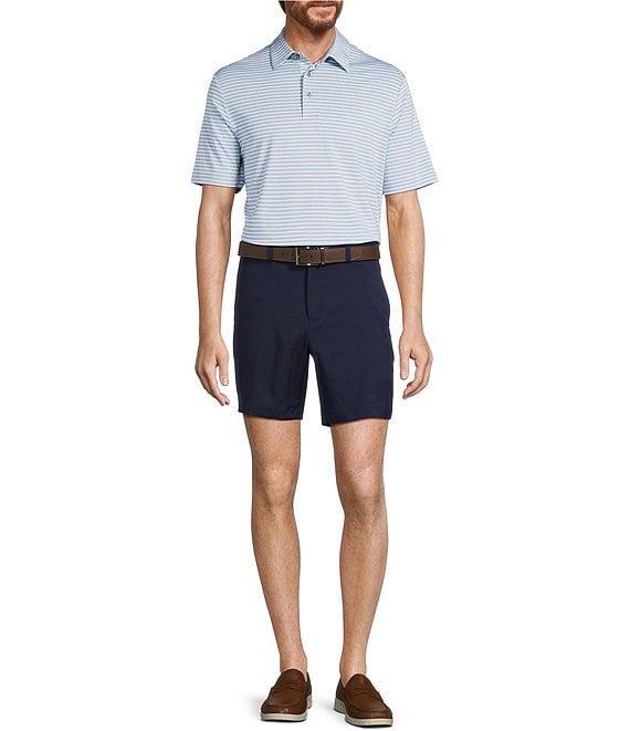 Roundtree & Yorke Performance Multi Stripe Polo Shirt Product Image