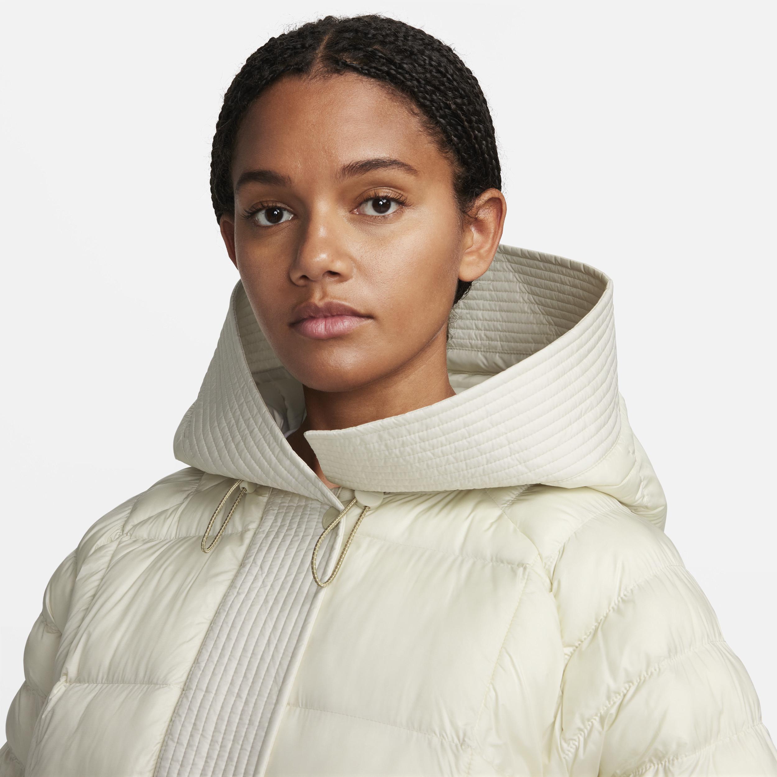 Womens Nike Sportswear Swoosh Puffer PrimaLoft Therma-FIT Oversized Hooded Jacket Product Image