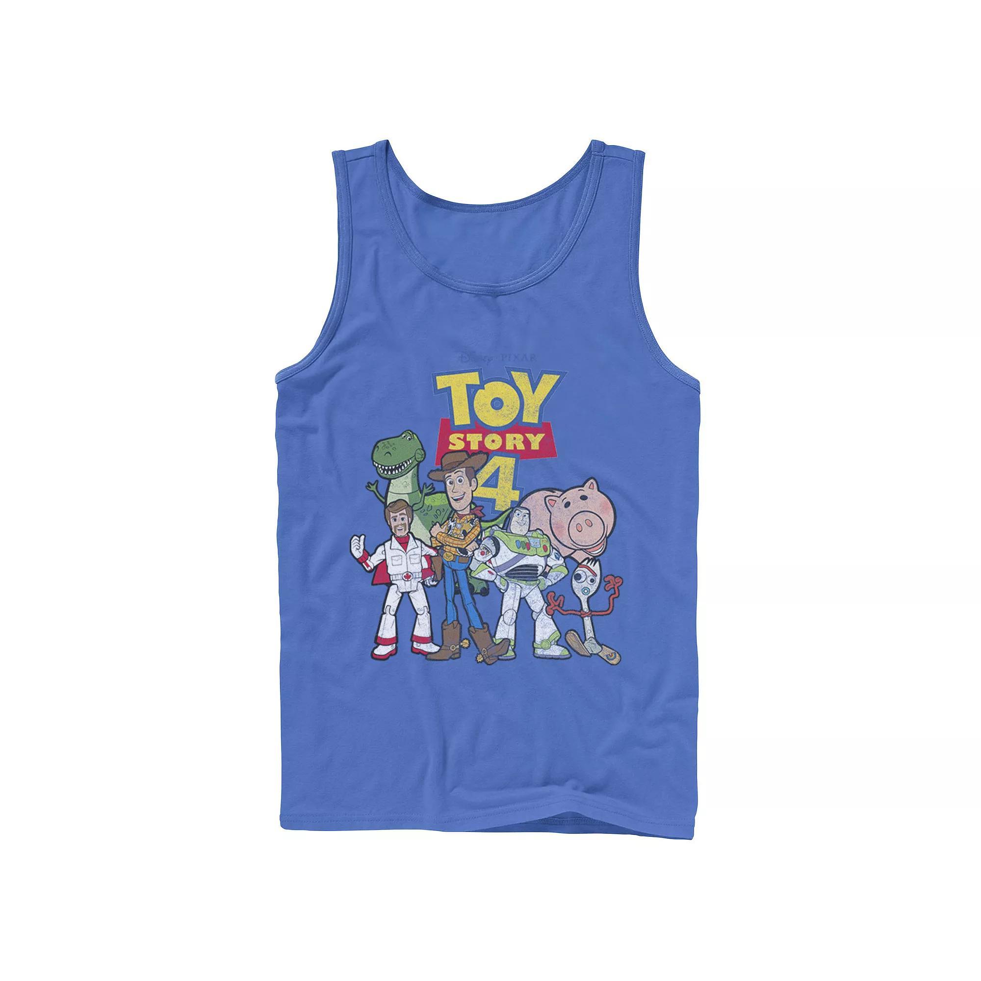 Disney / Pixar's Toy Story 4 Men's New Group Shot Movie Logo Poster Tank Top,  Product Image