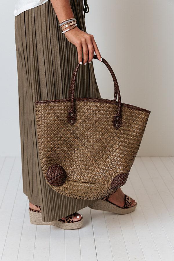 Crystal Cove Woven Tote Product Image