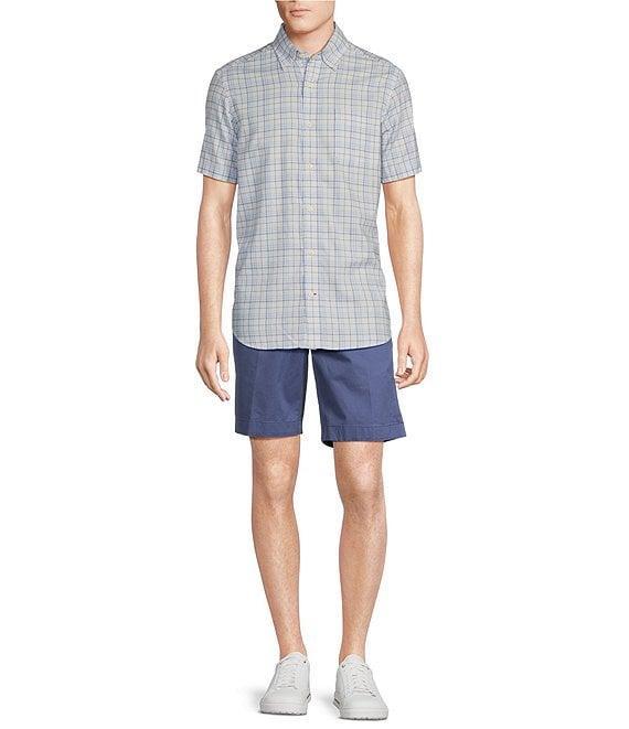 Cremieux Blue Label Lightweight Oxford Plaid Short Sleeve Woven Shirt Product Image