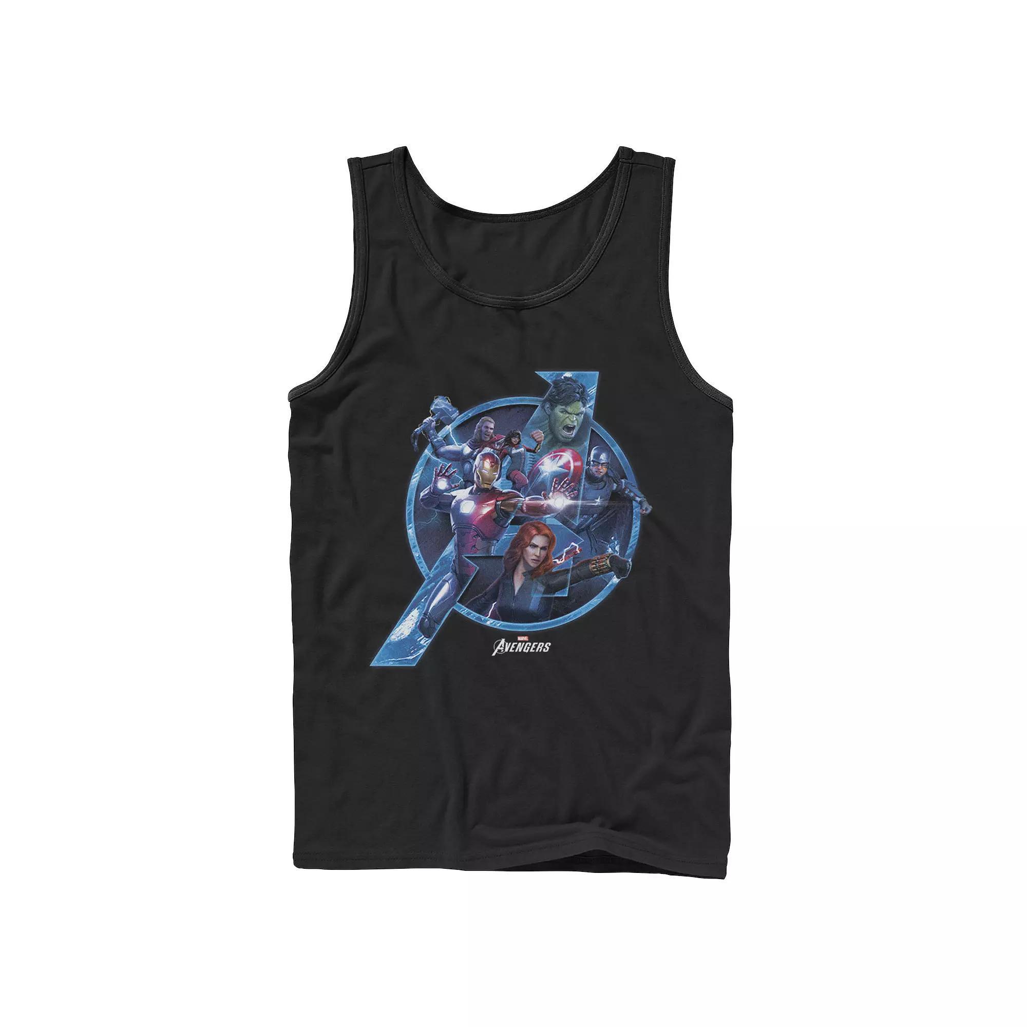 Men's DC Comics The Green Arrow Vintage Text Poster Tank Top,  Product Image