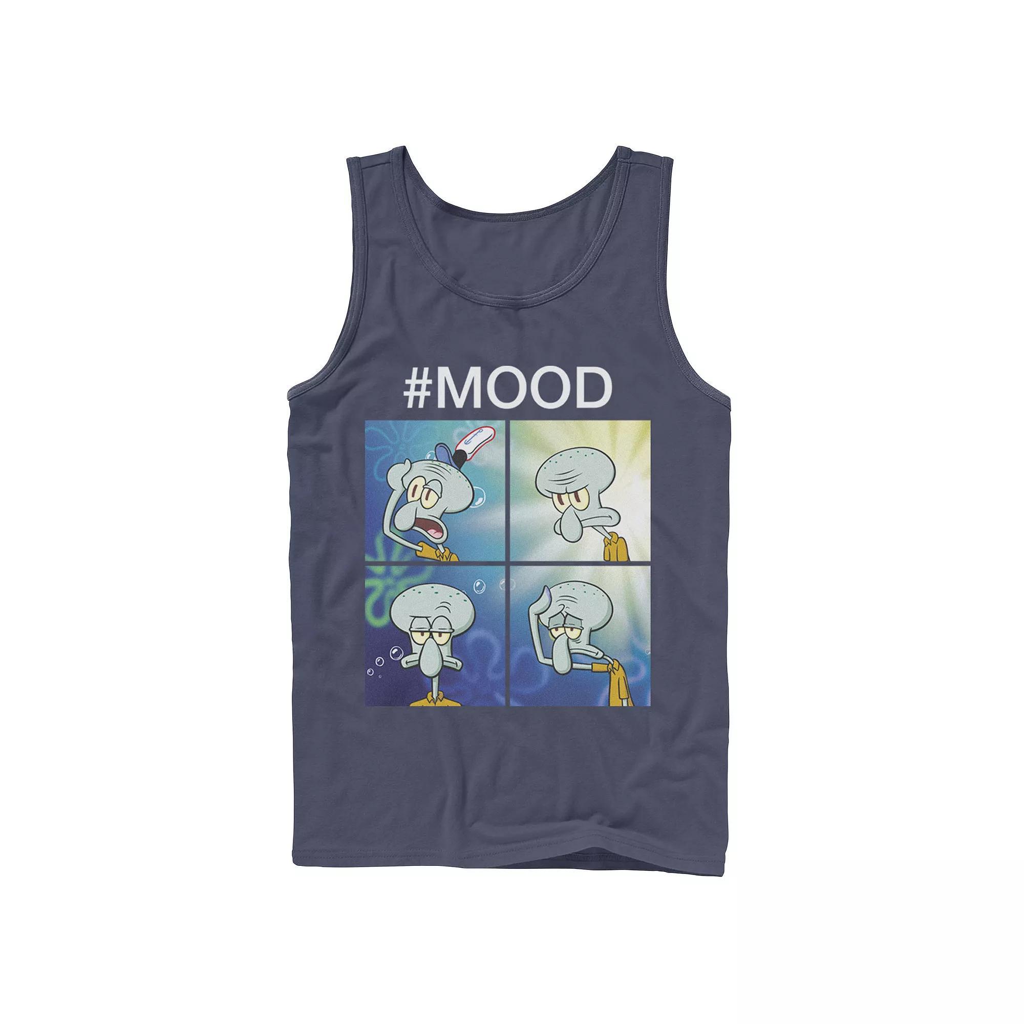 Men's Nickelodeon SpongeBob SquarePants Squidward Mood Tank Top,  Product Image