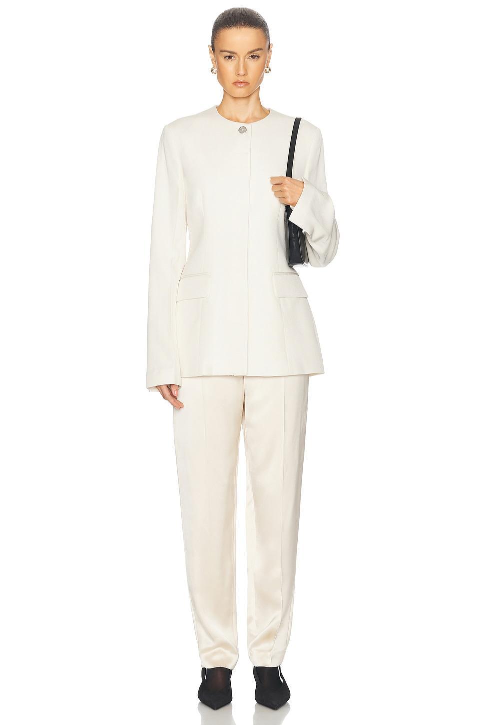 Collarless Cinched Jacket Product Image