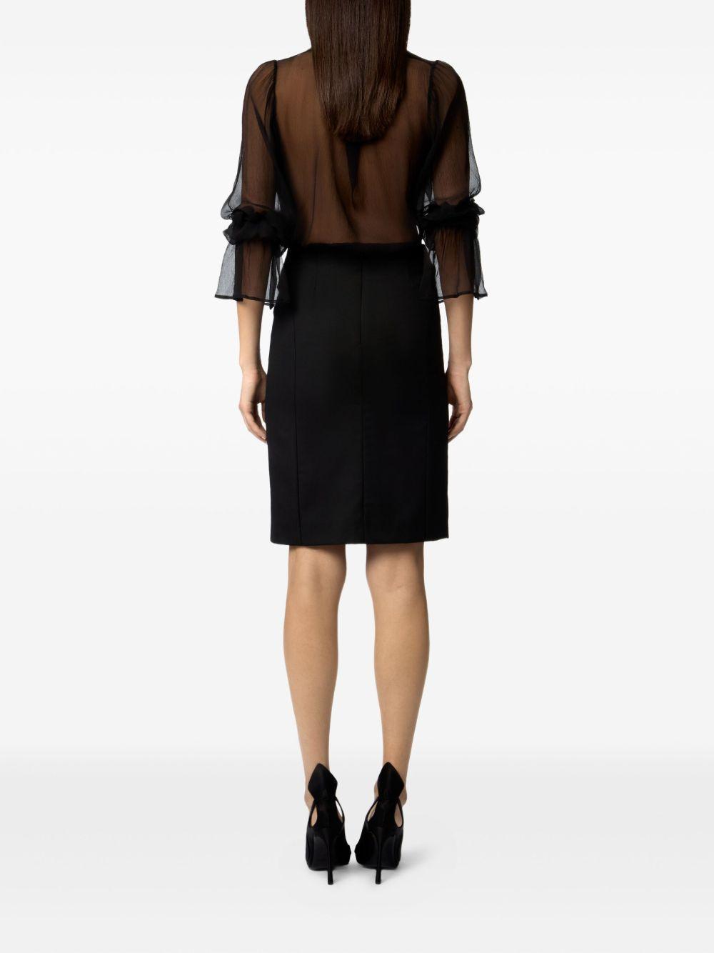 sheer silk top Product Image