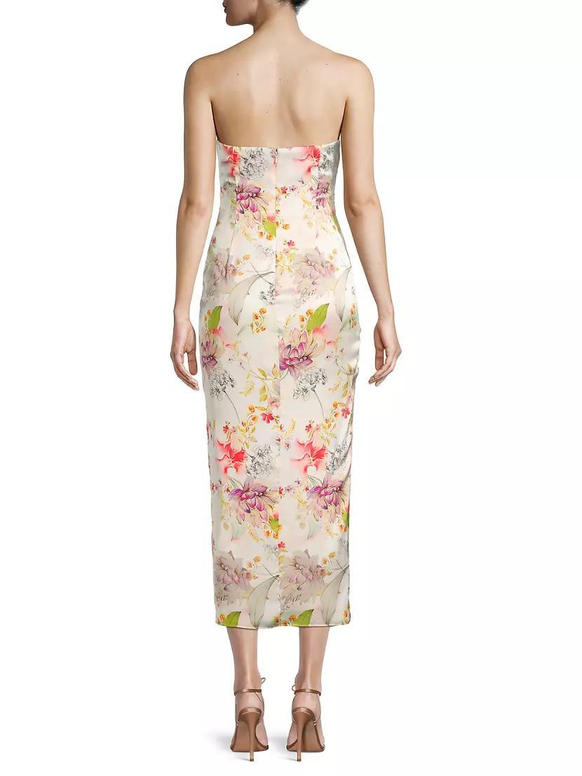 Come On Home Strapless Midi-Dress Product Image