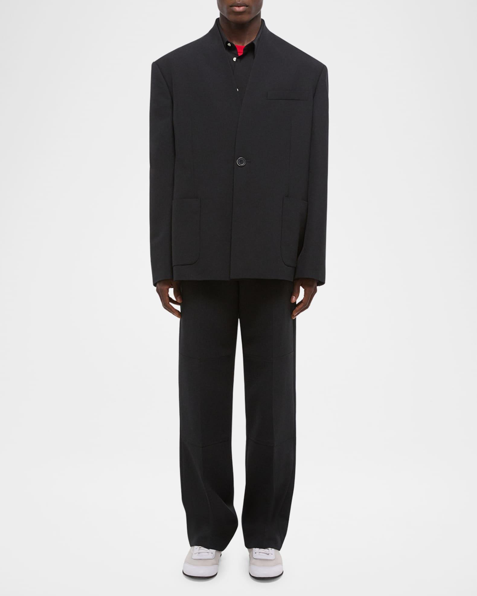 Men's Shawl-Lapel Single-Breasted Blazer Product Image