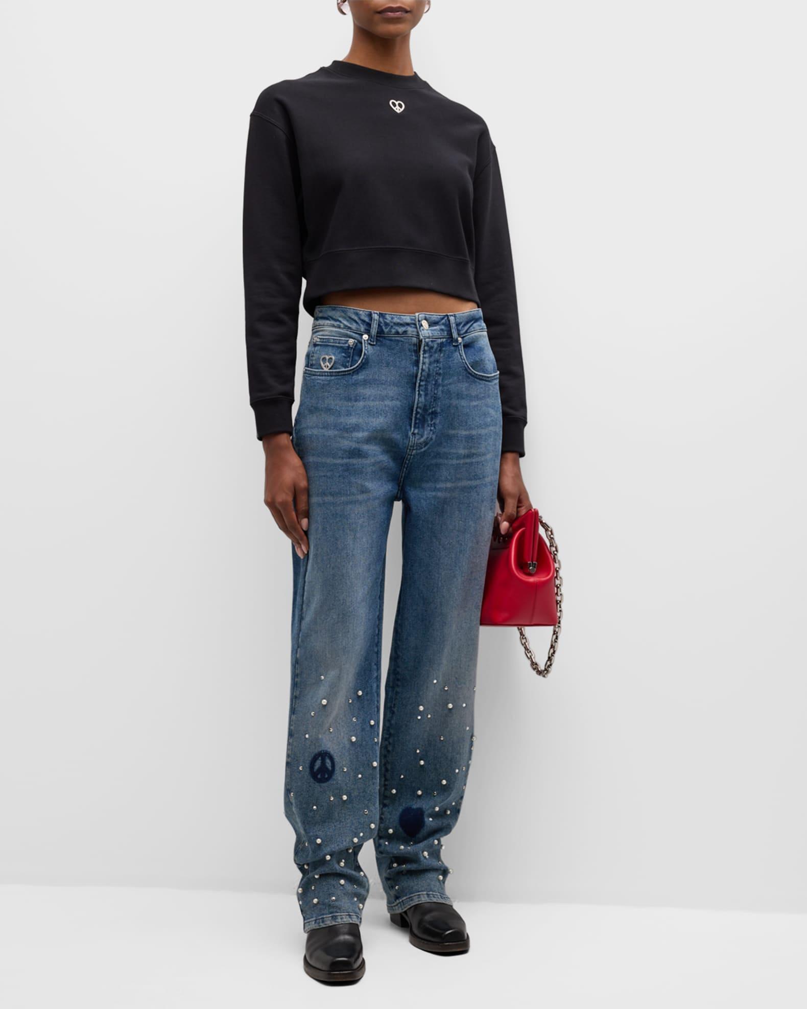 Cropped Crewneck Pullover Product Image