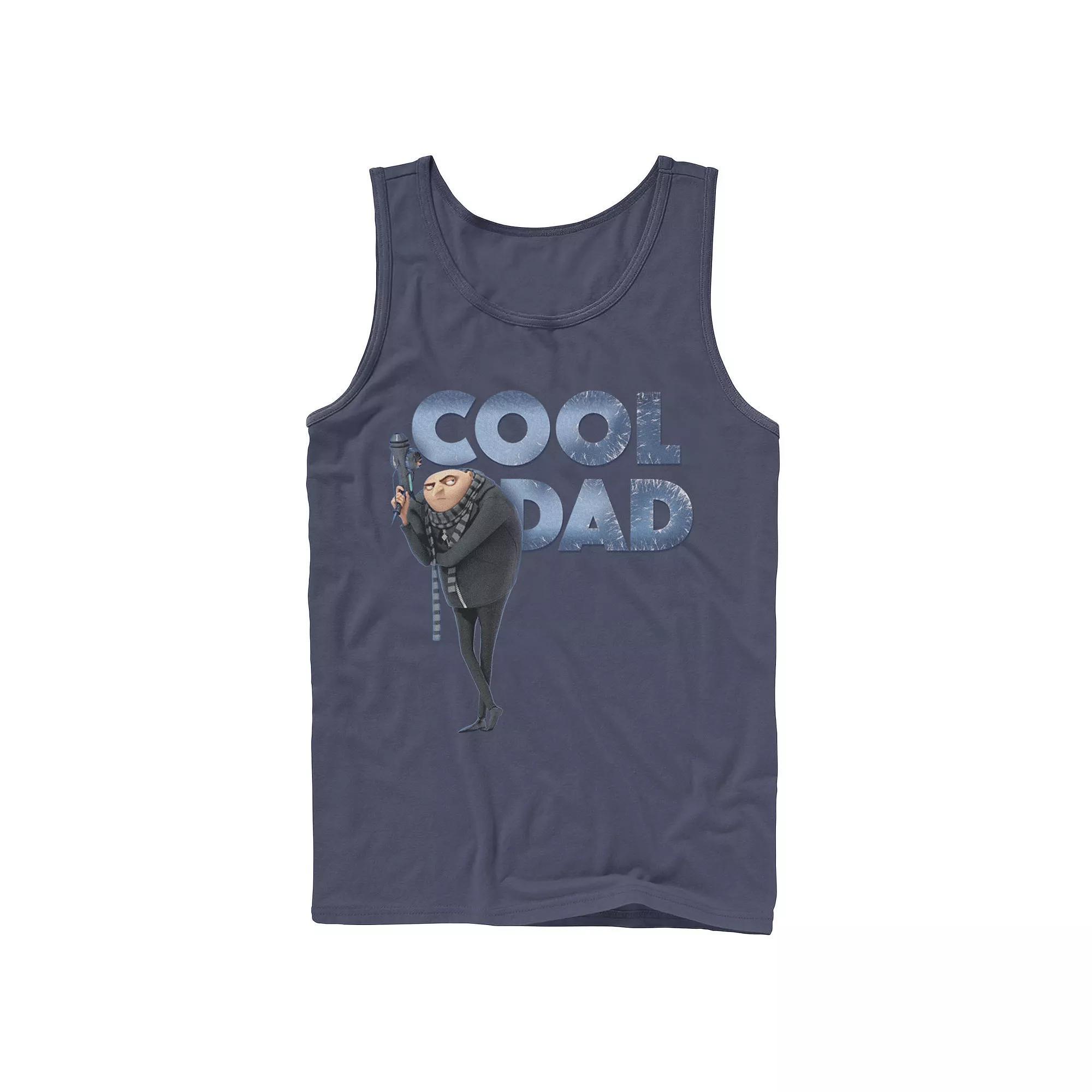 Men's Despicable Me Minions Gru "Cool Dad" Tank Top, Size: XL, Blue Product Image