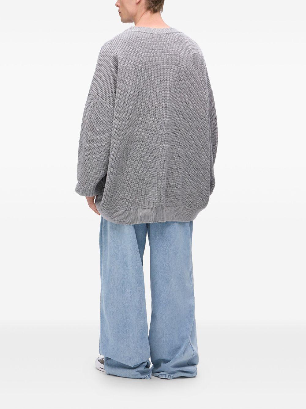 ribbed crew-neck sweater Product Image