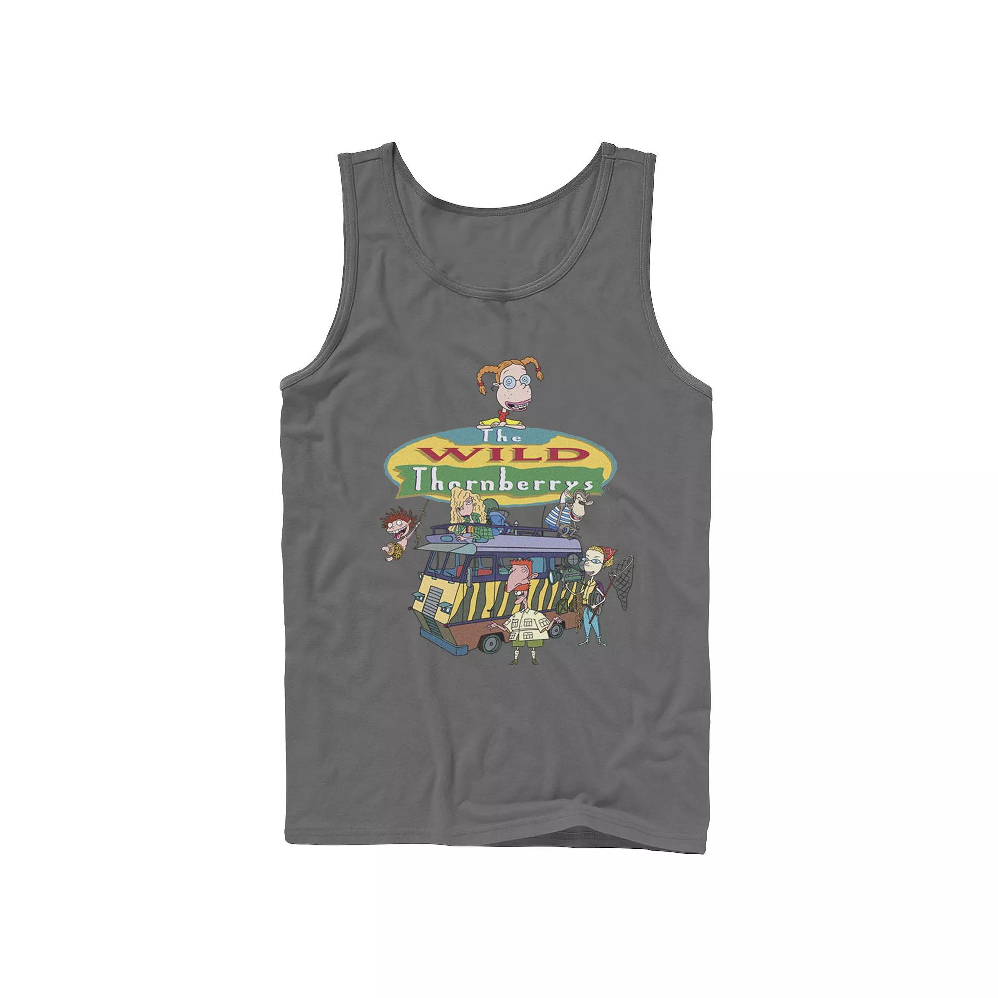 Men's Nickelodeon The Wild Thornberrys Family RV Logo Tank Top,  Product Image