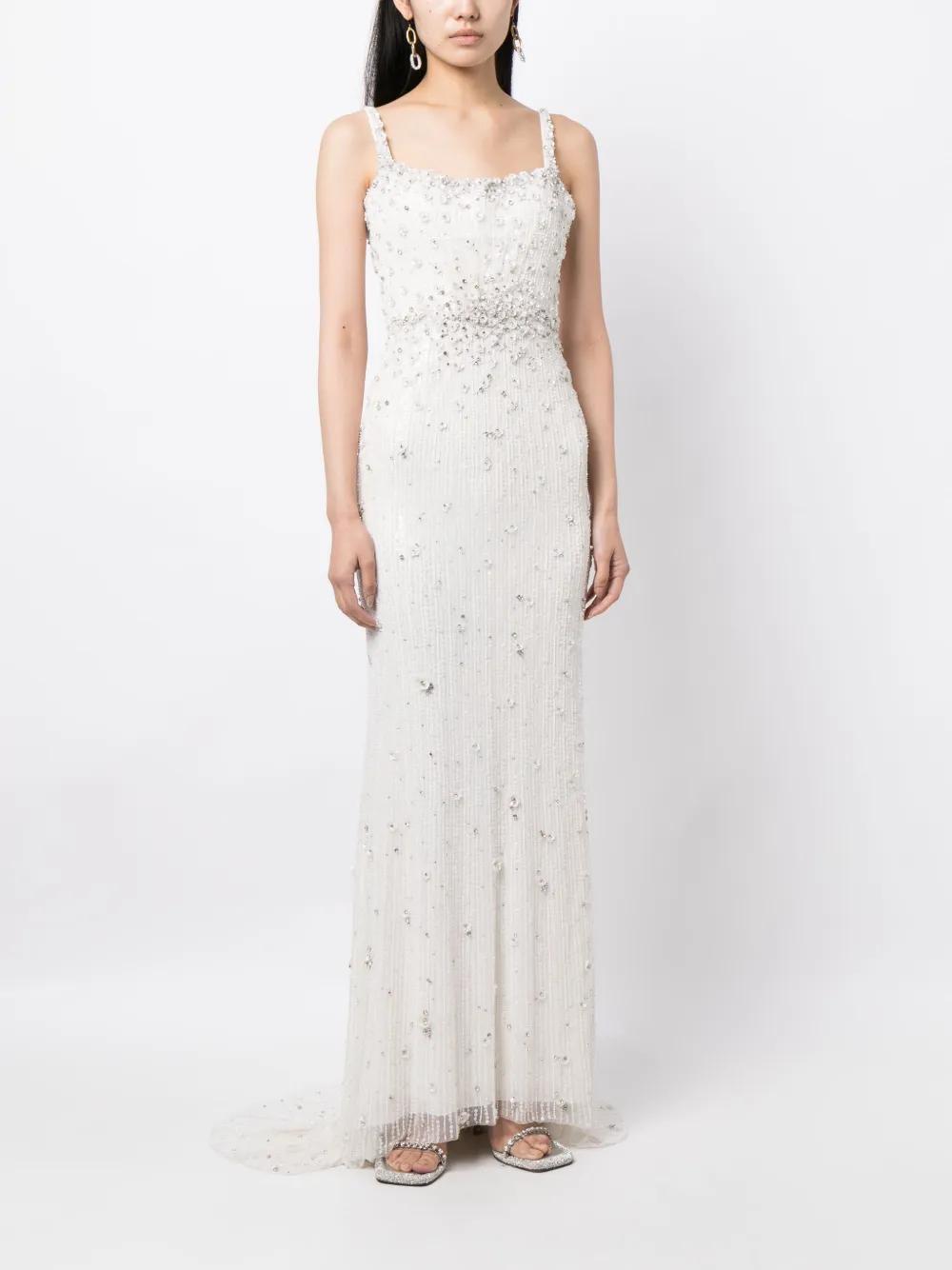 Kabla floral-sequin bridal gown Product Image