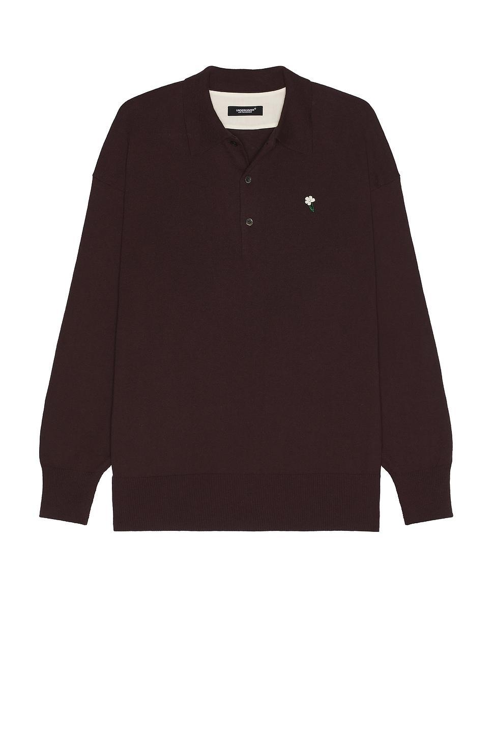 Long Sleeve Polo Shirt Product Image
