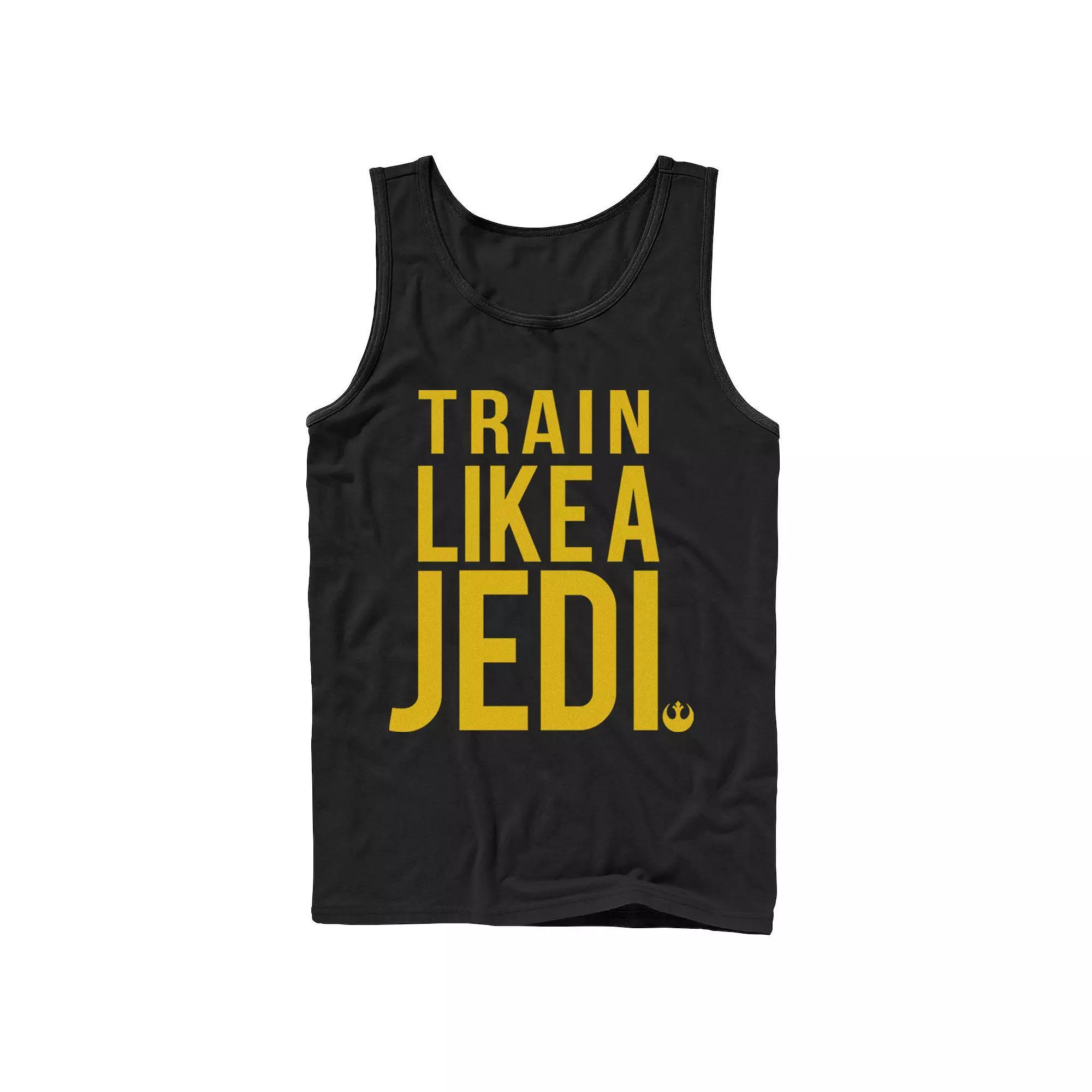 Men's Star Wars Train Like A Jedi Tank Top, Size: Large, Black Product Image