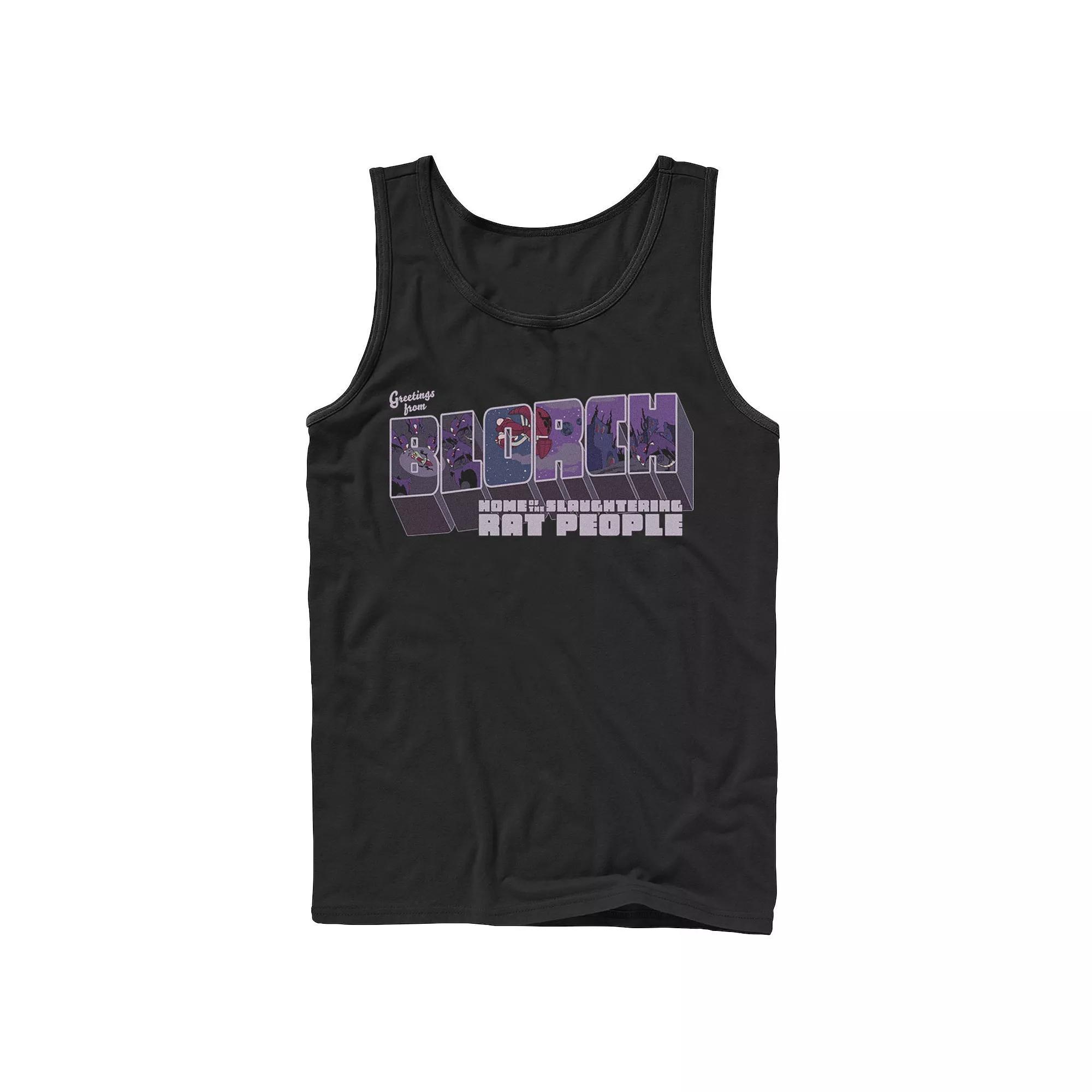 Men's MTV Music Television Explore The Universe Logo Tank Top, Boy's, Size: XL, Black Product Image