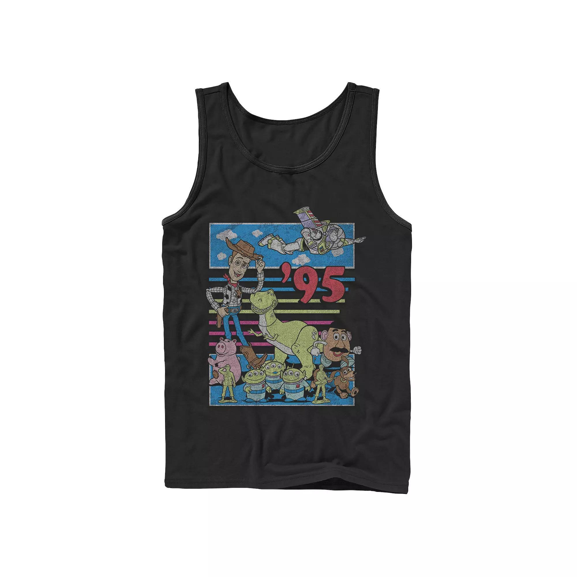 Disney / Pixar's Toy Story Men's 95 Retro Distressed Colorful Tank Top,  Product Image