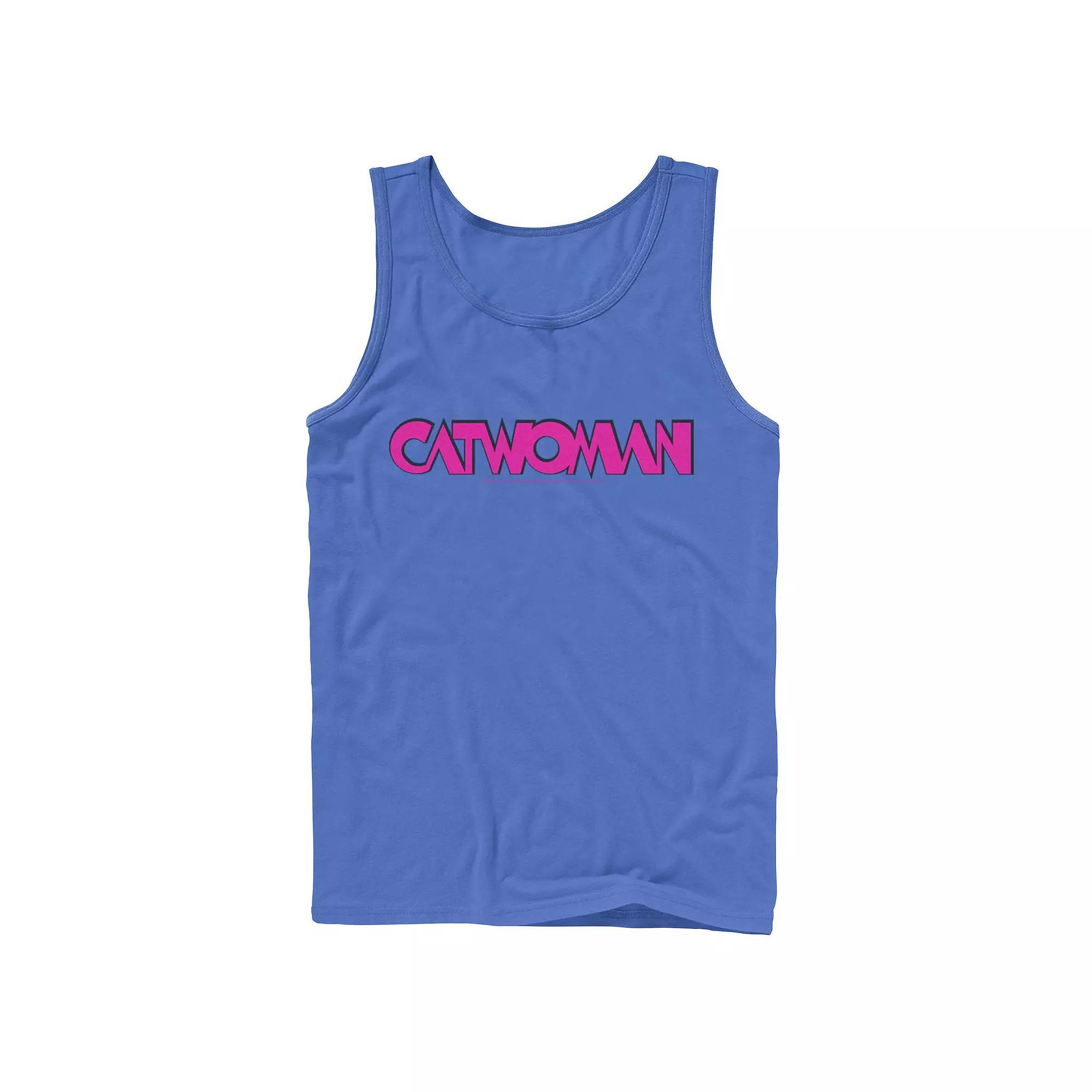 Men's DC Comics Batman Side Portrait Logo Tank Top,  Product Image