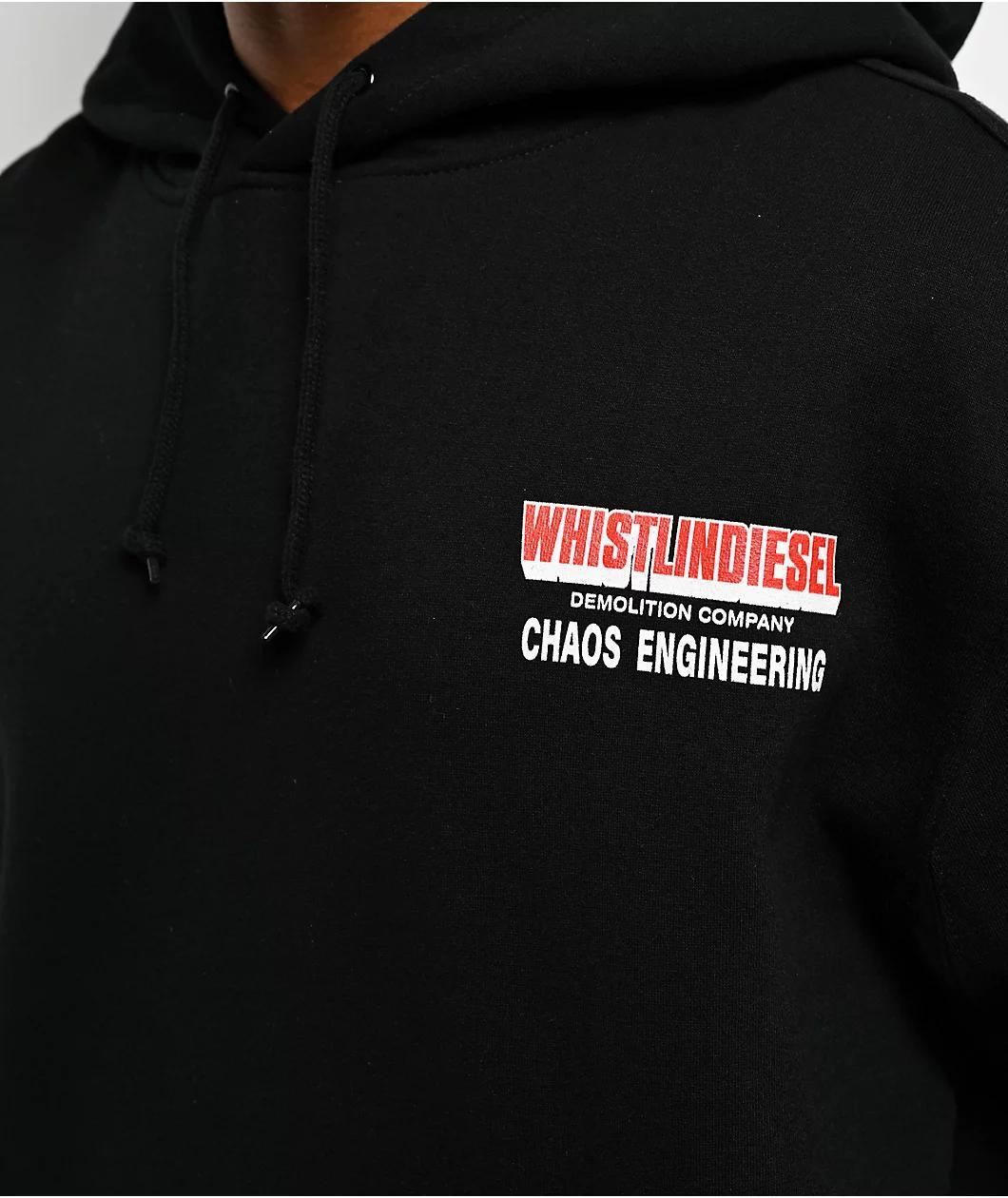 WhistlinDiesel Chaos Engineering Black Hoodie Product Image