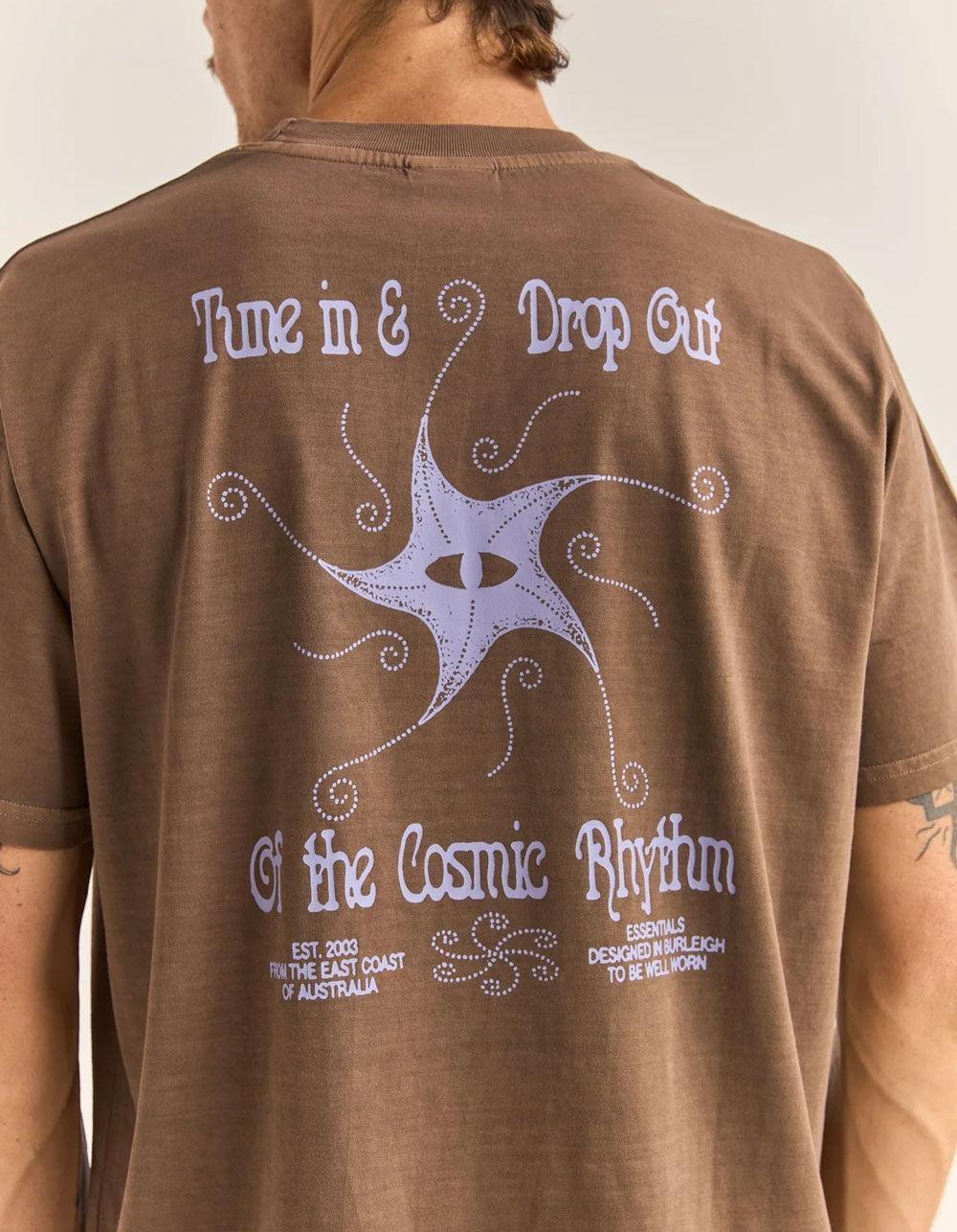 RHYTHM Star Vintage Mens Tee - BROWN Product Image