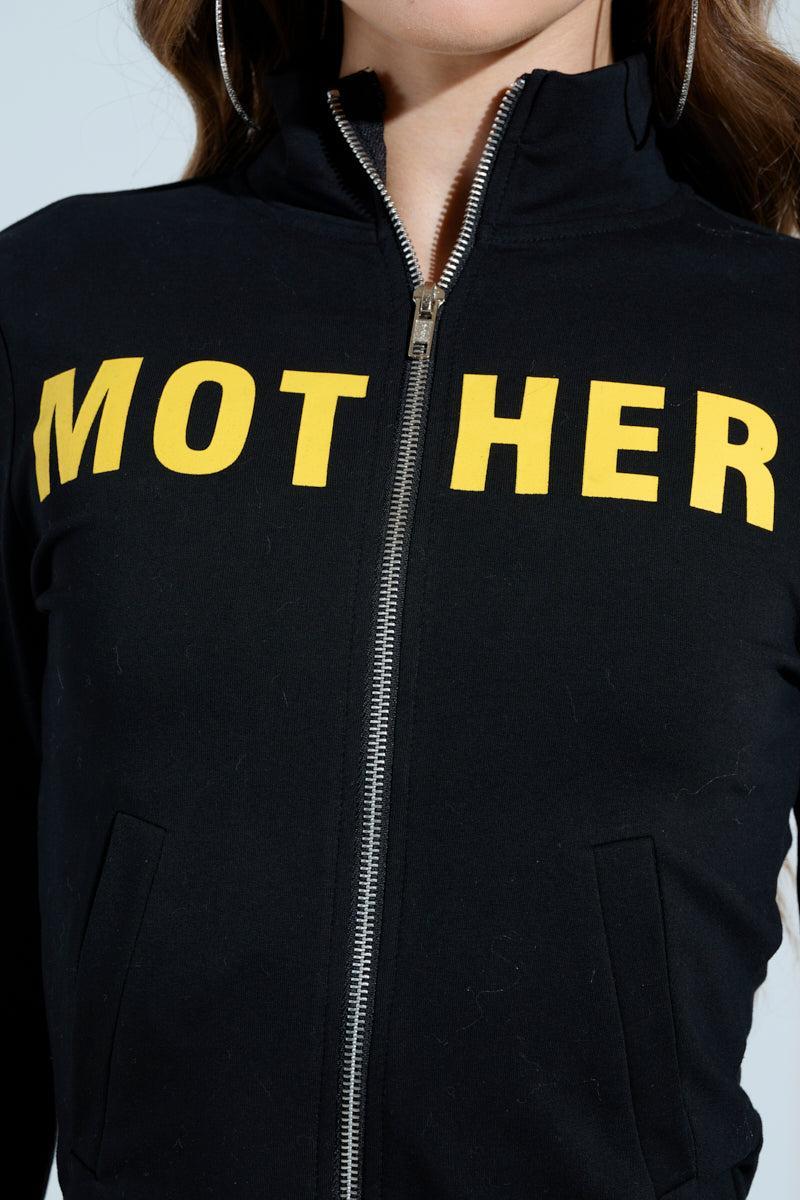 MOTHER F*UCKER ZIP UP SWEATSHIRT Product Image