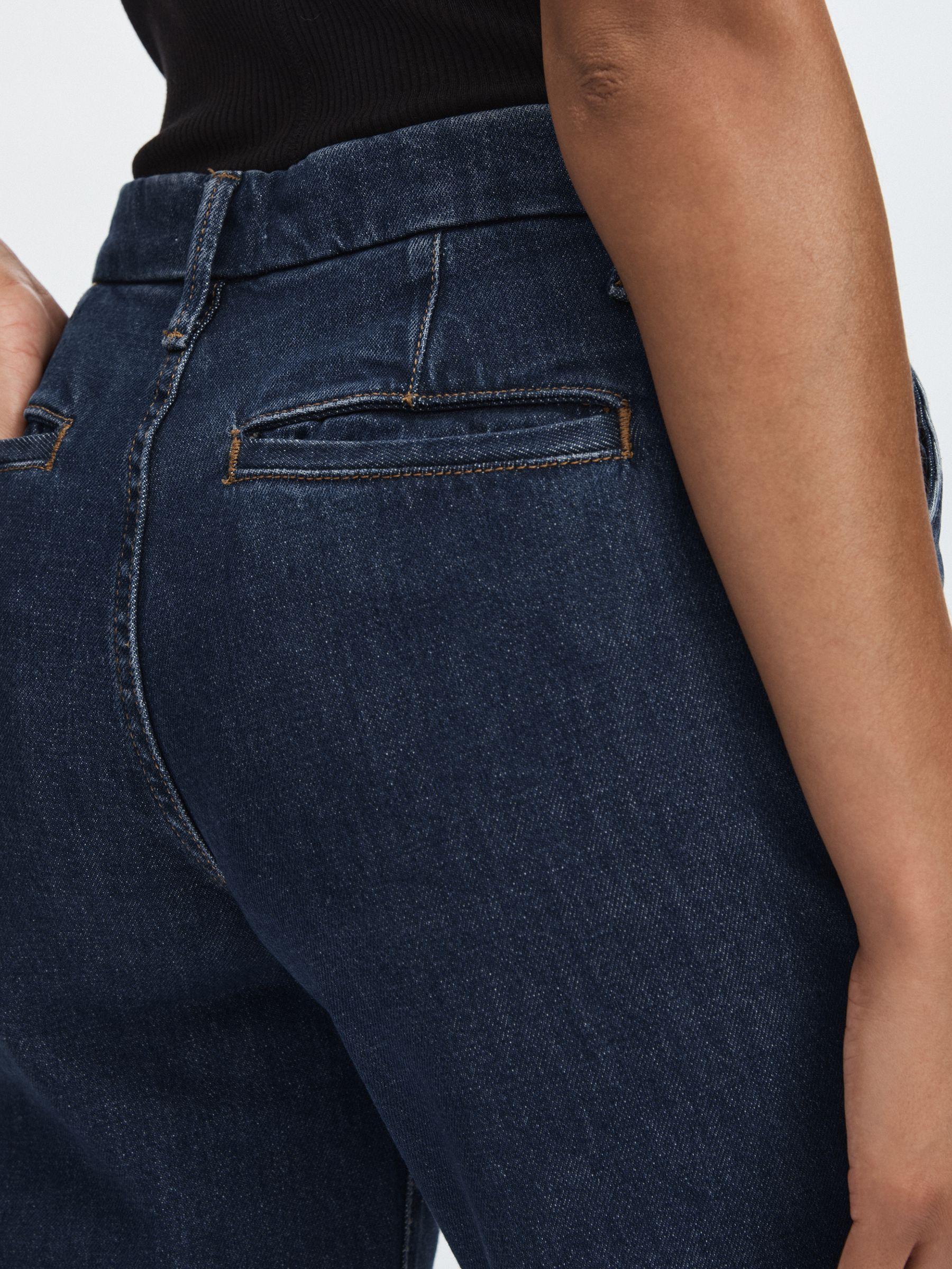 Good American Straight-Leg Trouser Jeans in Indigo Blue Product Image