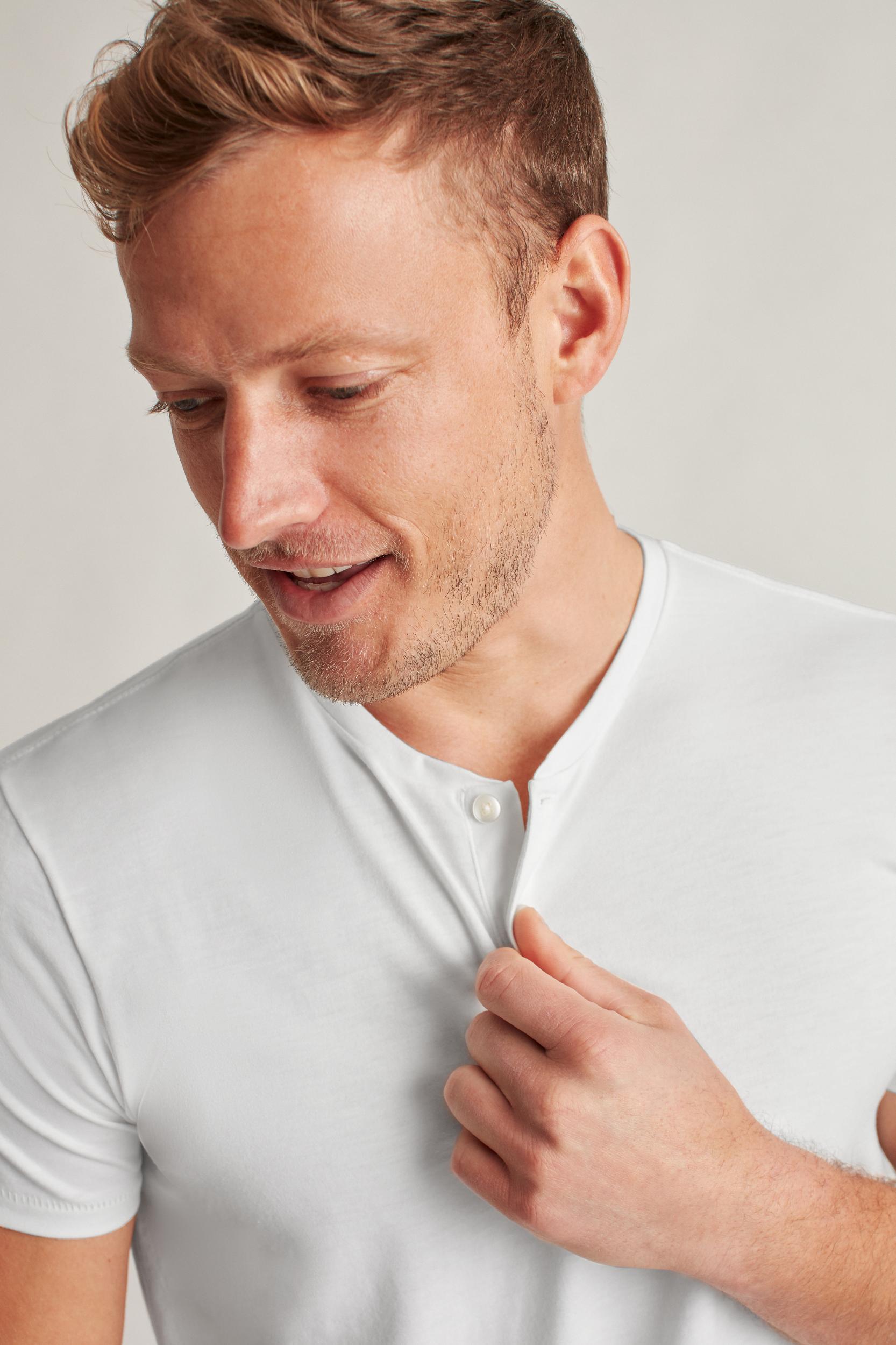 Pima Performance Short Sleeve Henley Product Image