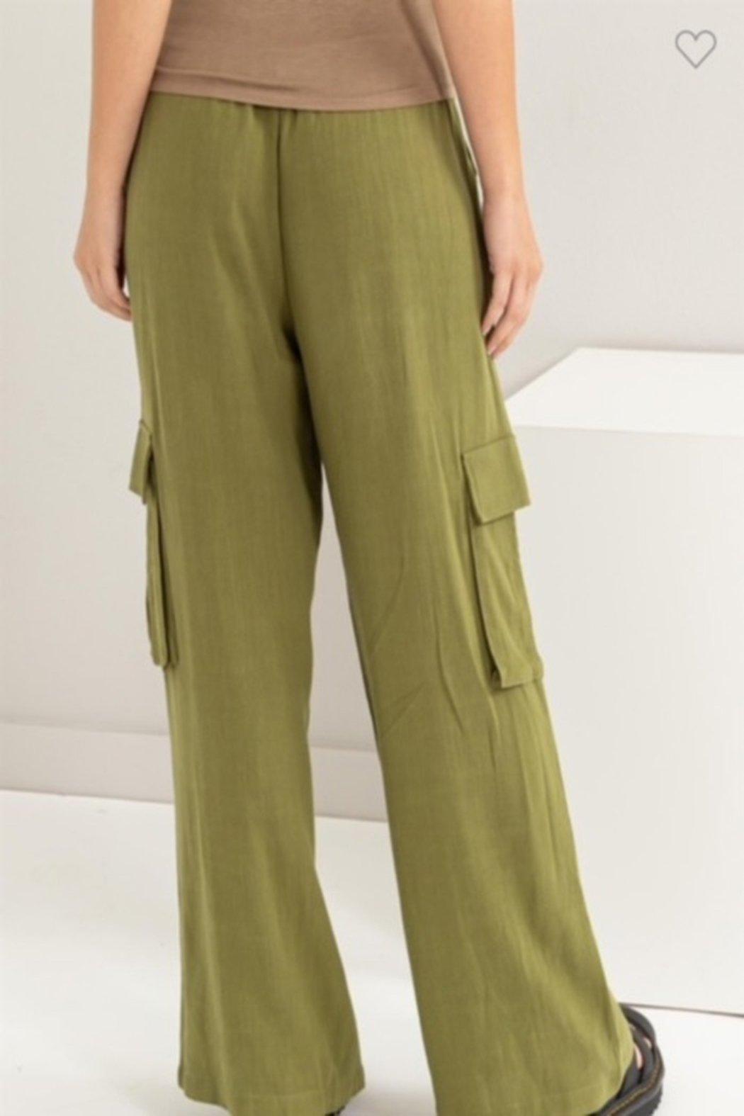 Moss Cargo Pants Product Image