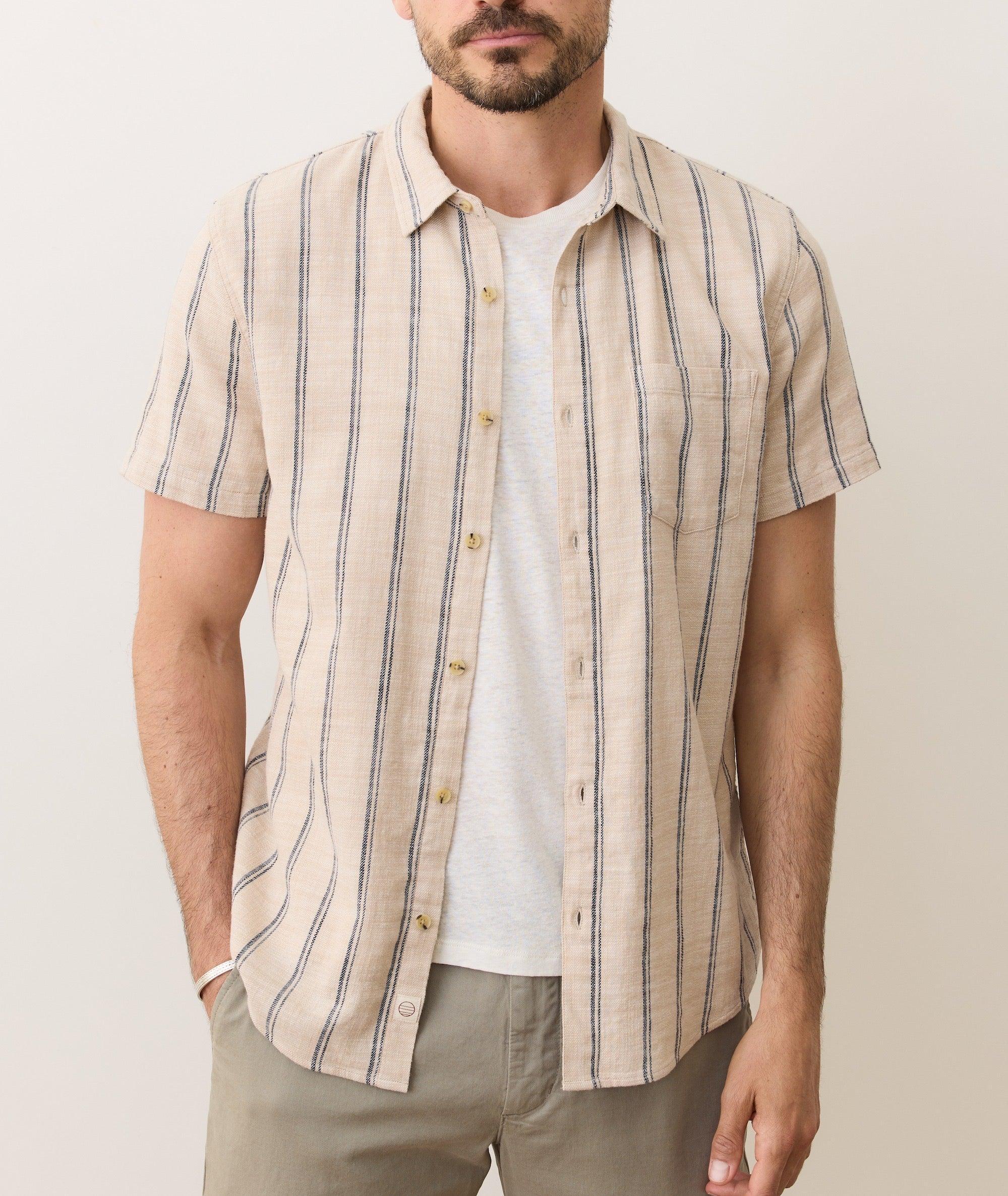 Stretch Selvage Short Sleeve Shirt Product Image