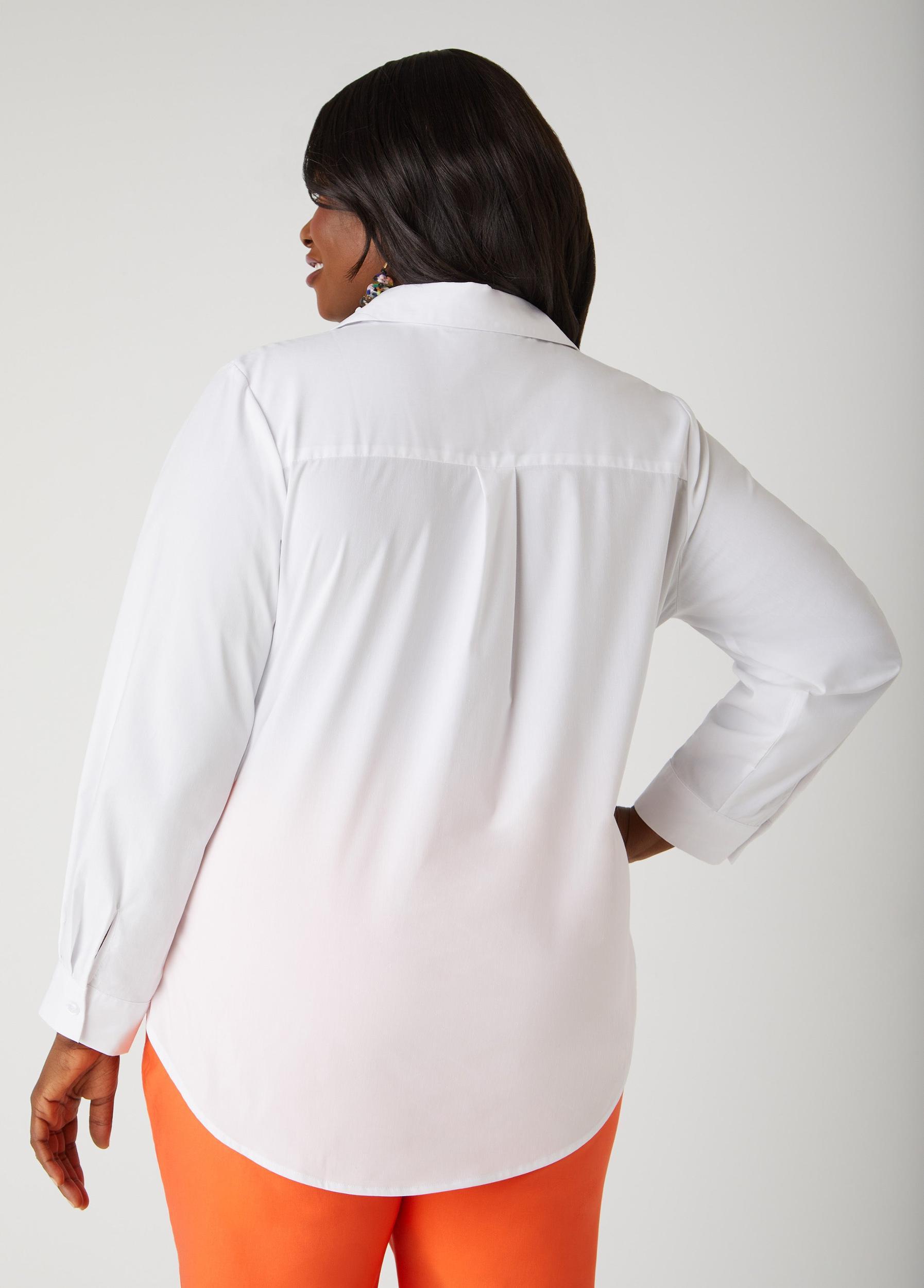 Iris Print Poplin Shirt Product Image