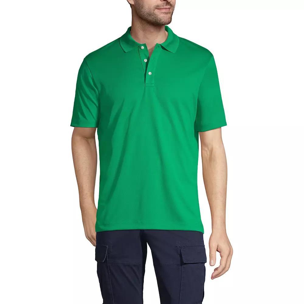 Big & Tall Lands' End School Uniform Solid Active Polo, Men's,  Product Image