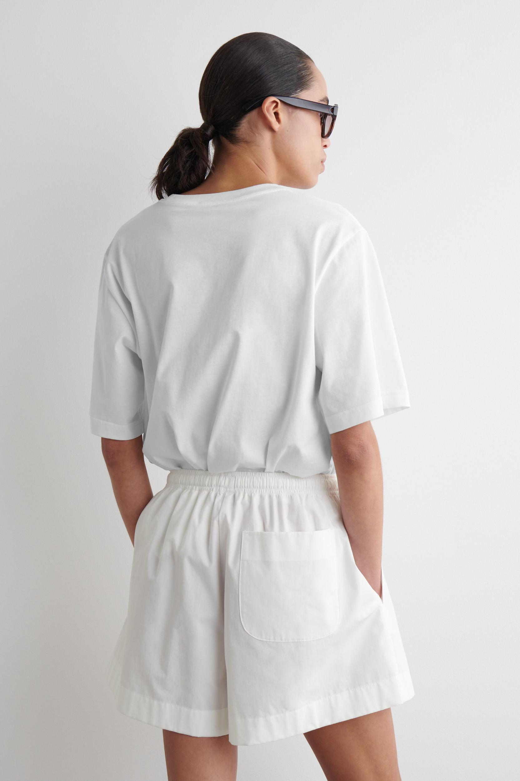 DRAWSTRING COTTON SHORTS Product Image