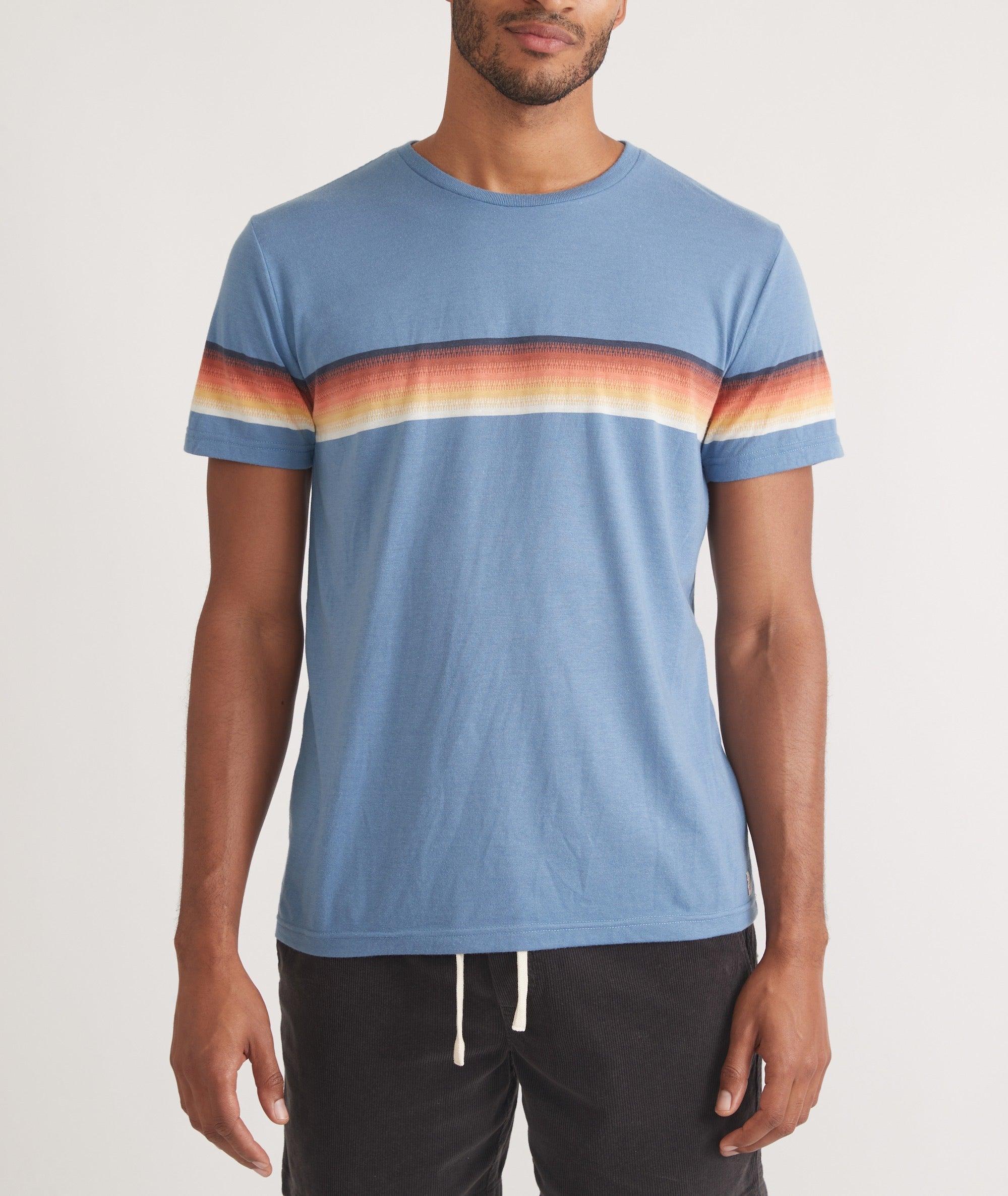 Signature Crew Stripe Tee Product Image