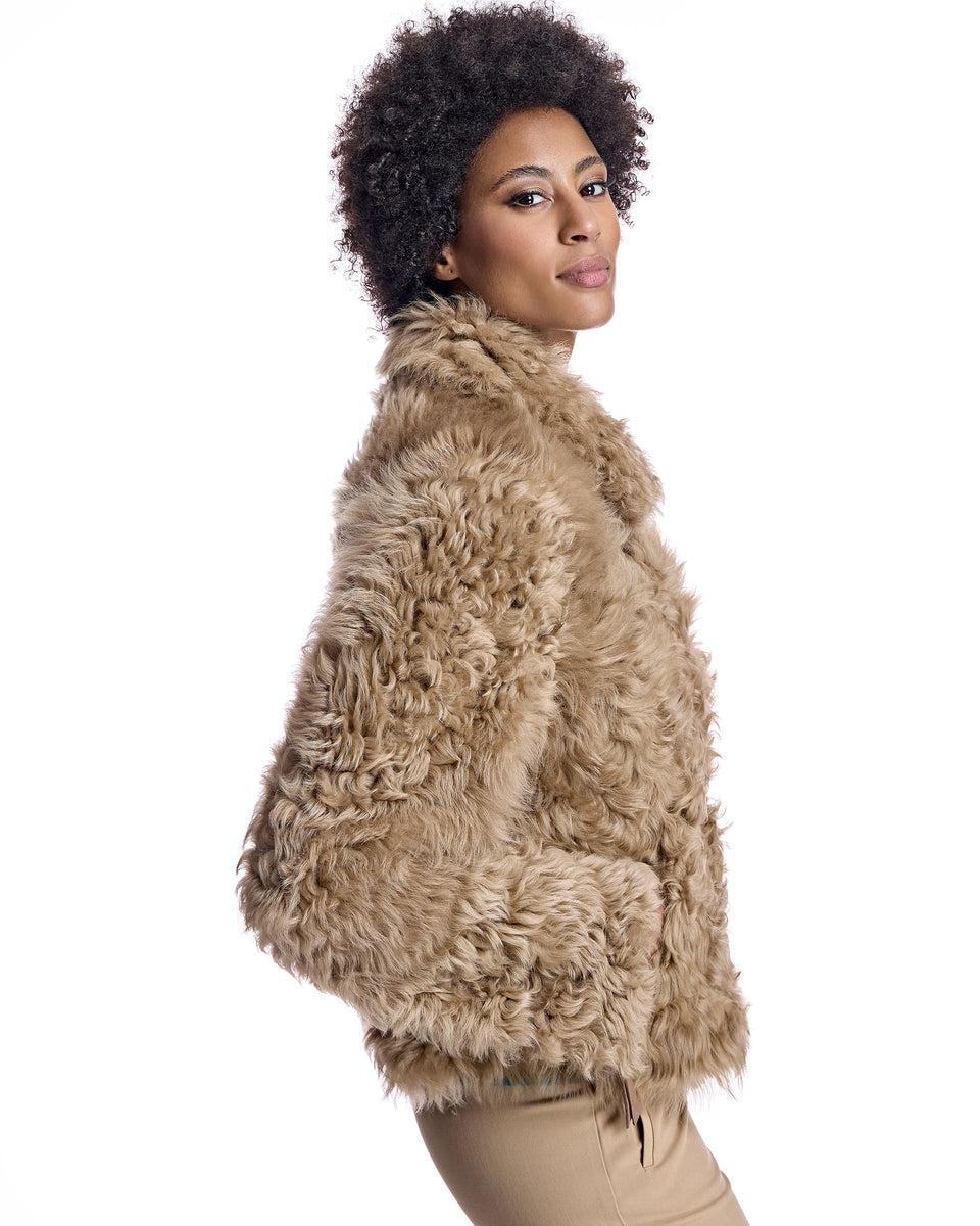 Reversible Curly Lamb Jacket Product Image