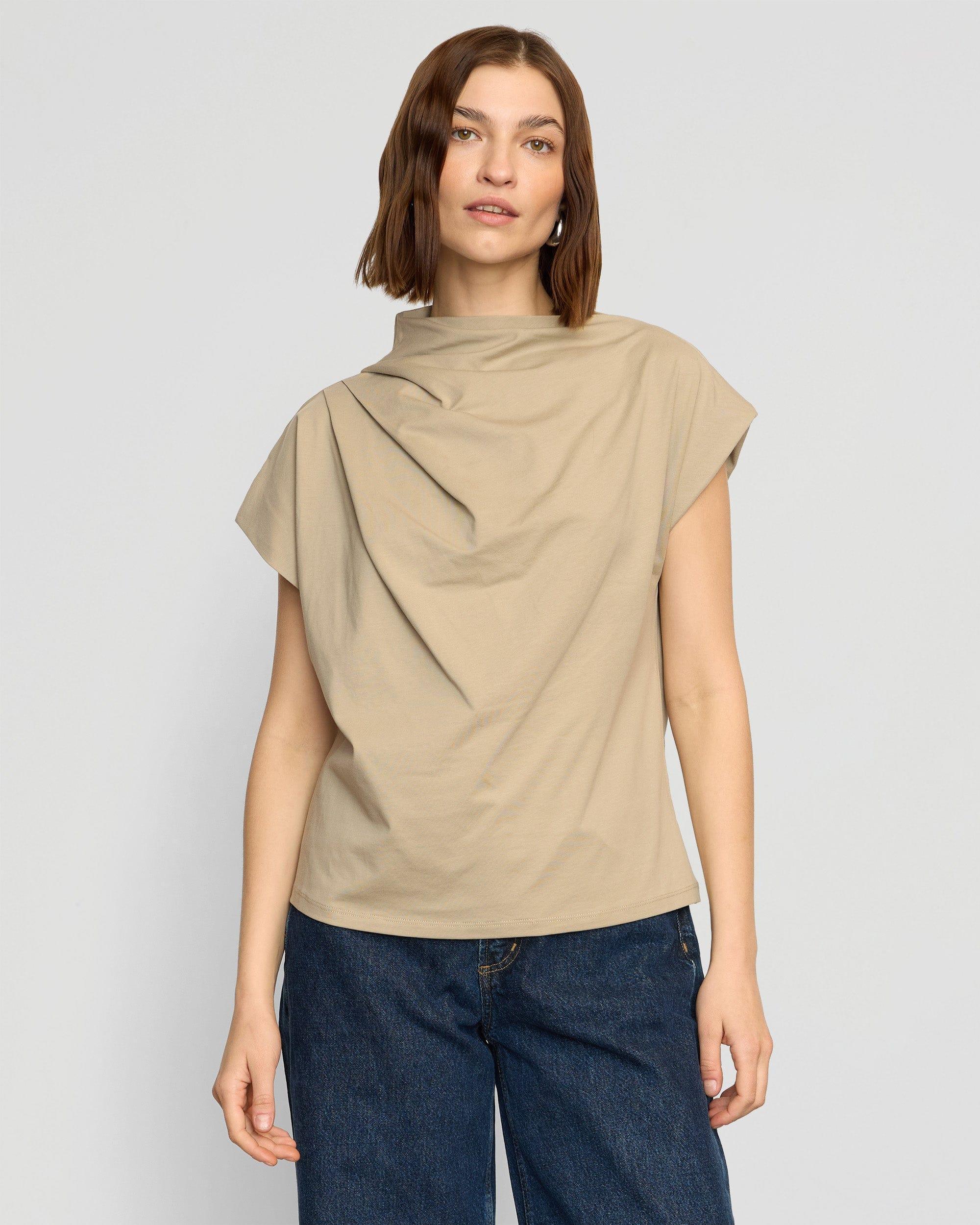 Kenny Asymmetric-Neck Tee Product Image