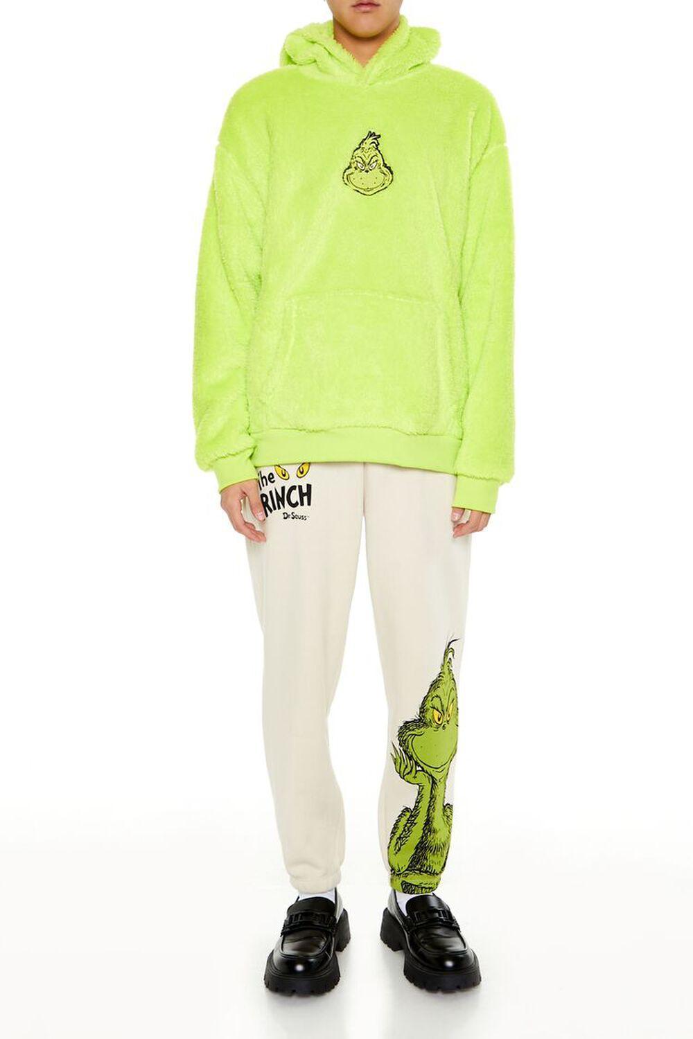 The Grinch Faux Shearling Hoodie | Forever 21 Product Image