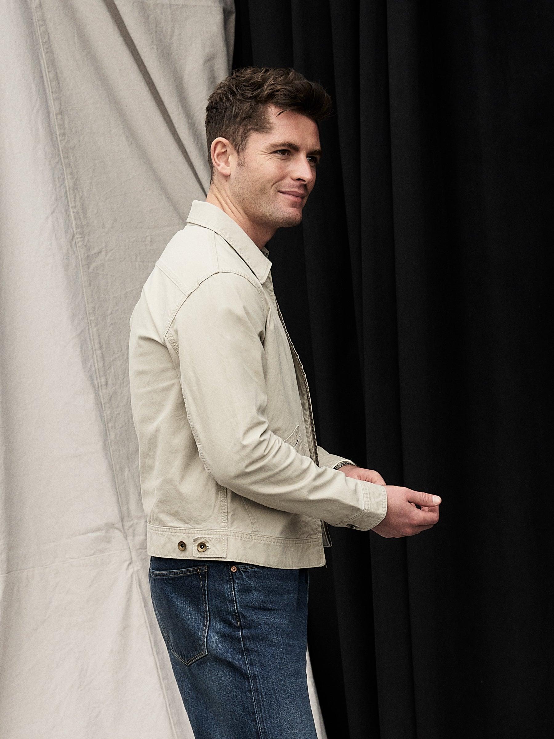 Sand Craftsman Canvas Rider Jacket Product Image