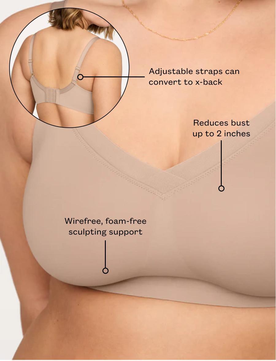 24/7® Classic Wireless Crossover Minimizer Bra Product Image