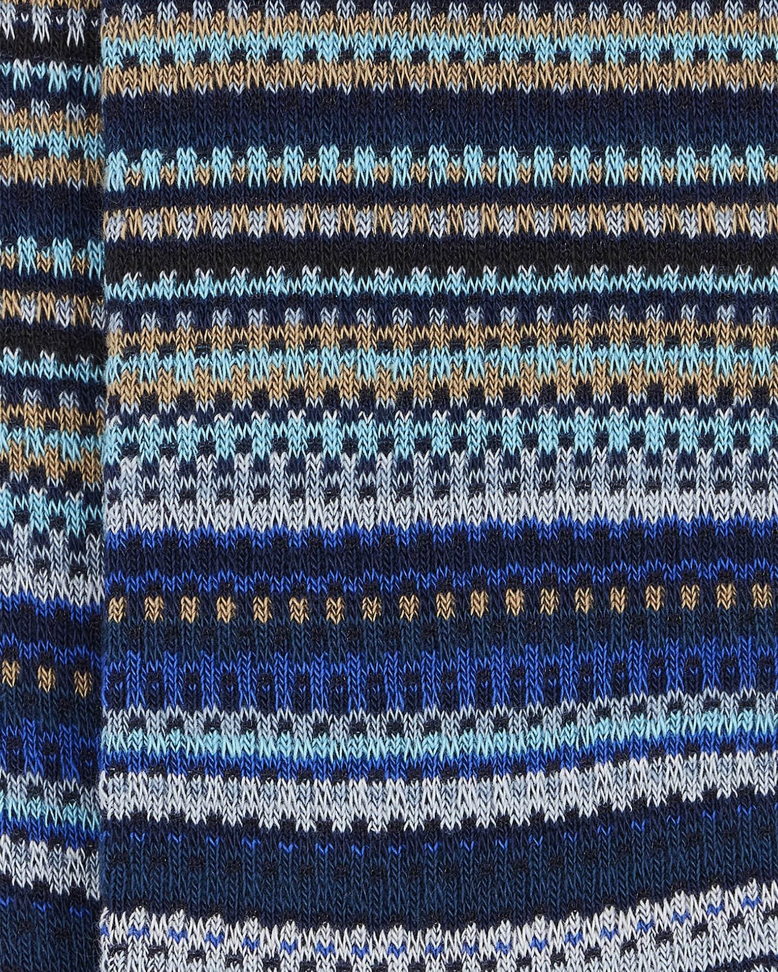 Men's Pique Signature Stripe Crew Socks Product Image