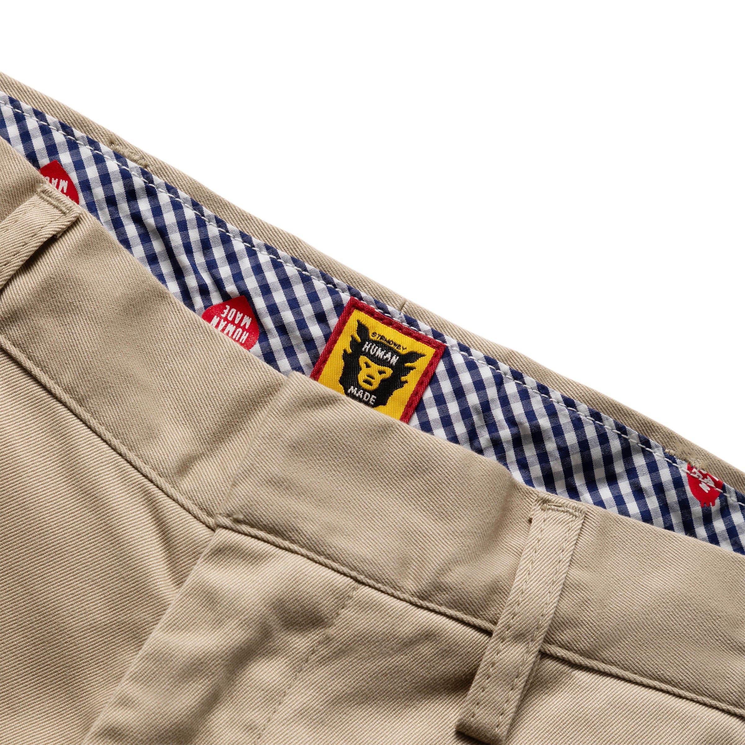 WIDE CROPPED PANTS BEIGE | BODEGA Product Image