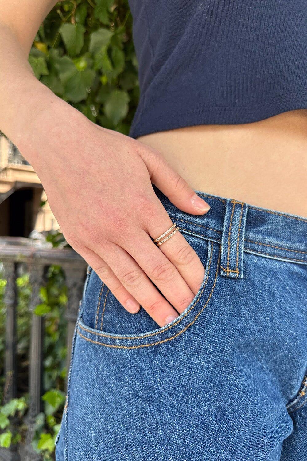 Mini Rhinestone Ring Product Image