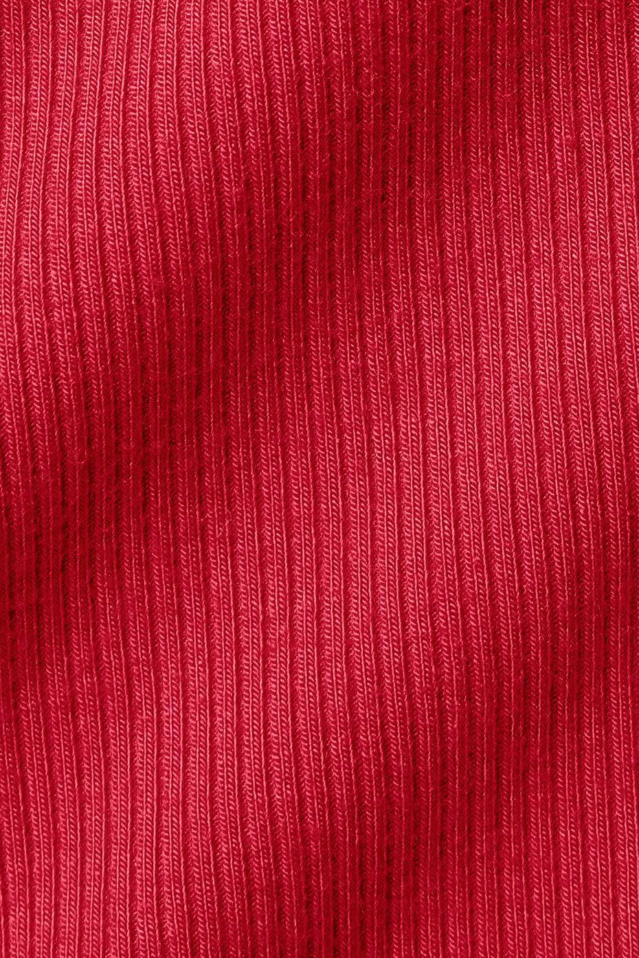 Ribbed Mesmerize Bra Tank - Bold Red Product Image