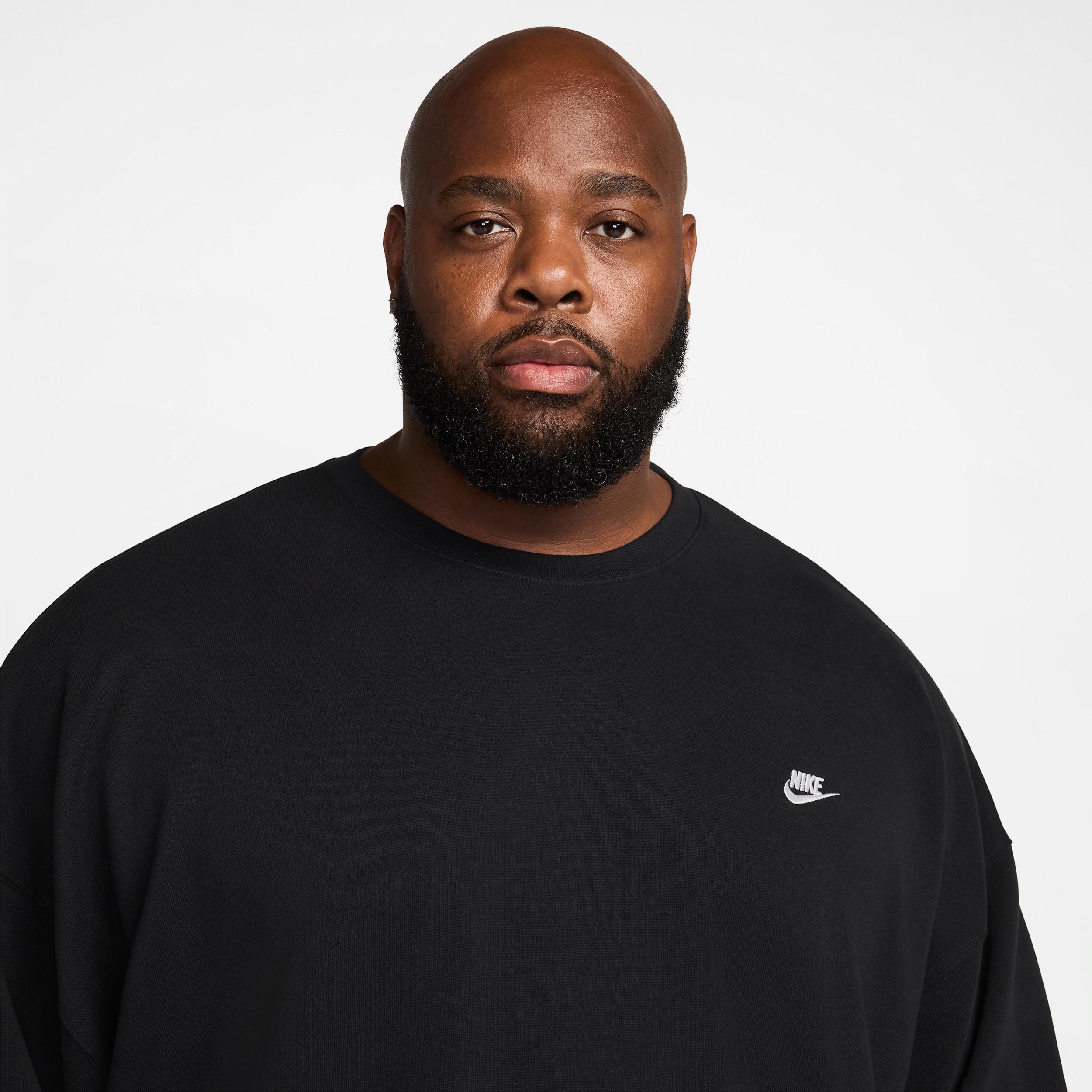 Nike Men's Club Fleece Oversized French Terry Crew Product Image